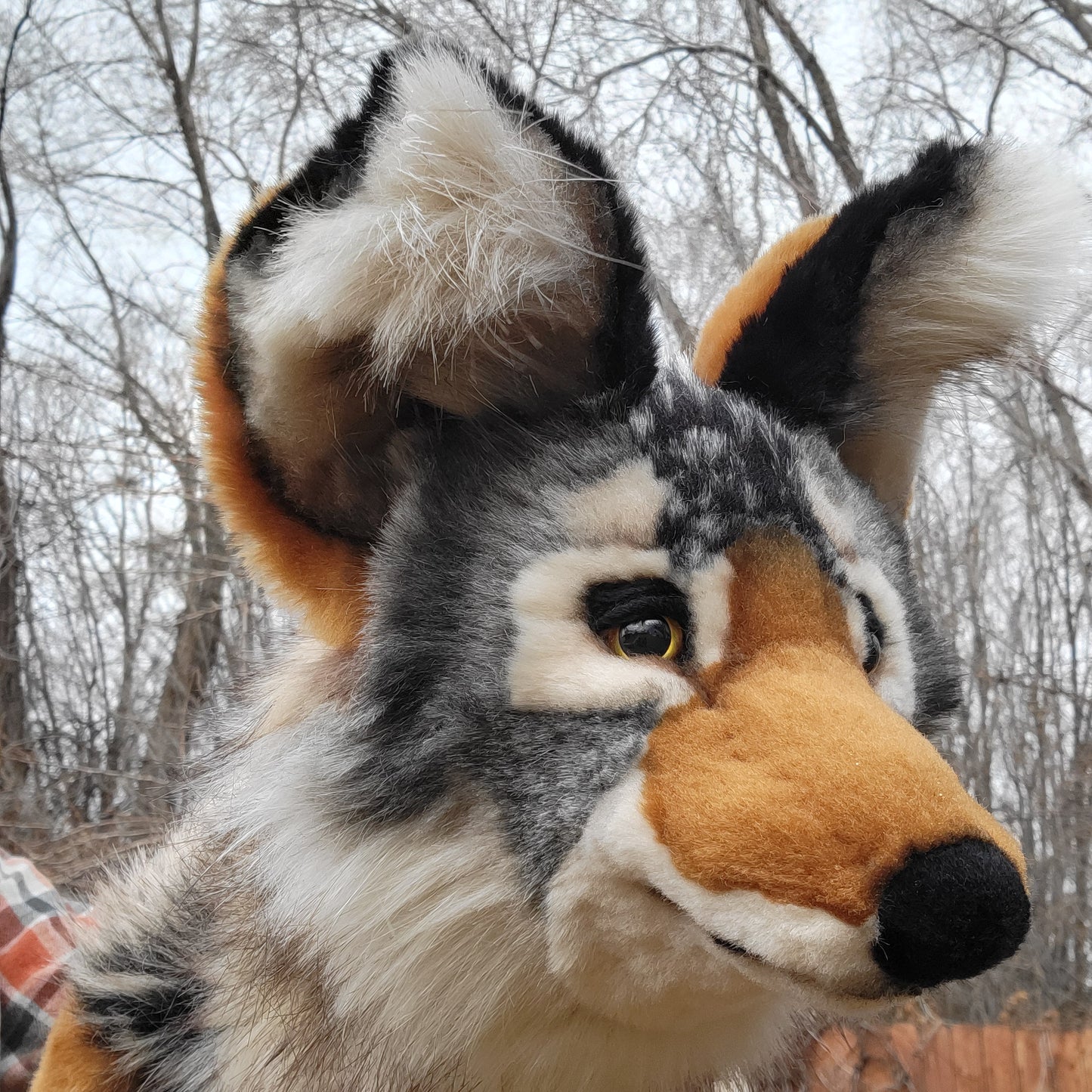Samwise the Coastal Wolf - Handmade Plush - One of a Kind Stuffed Animal