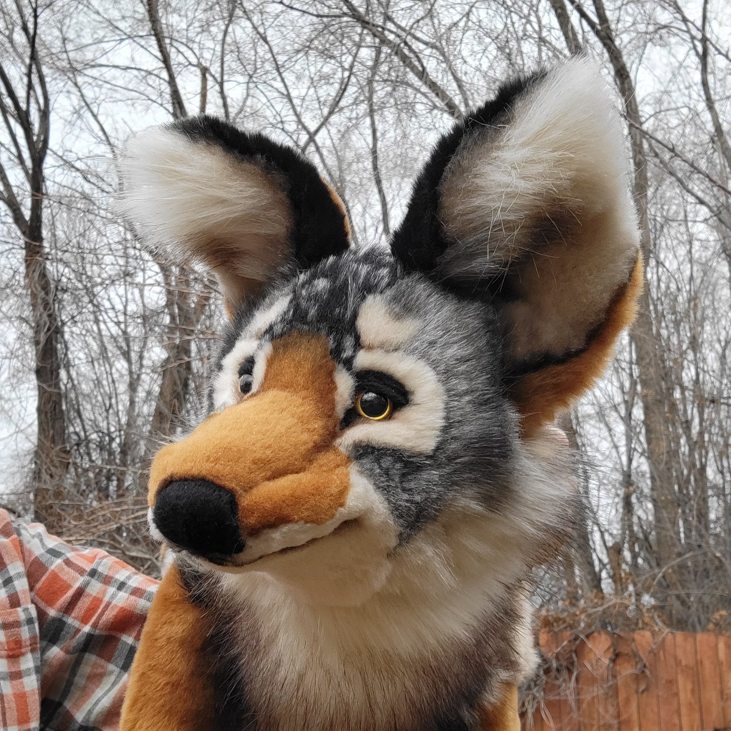 Samwise the Coastal Wolf - Handmade Plush - One of a Kind Stuffed Animal