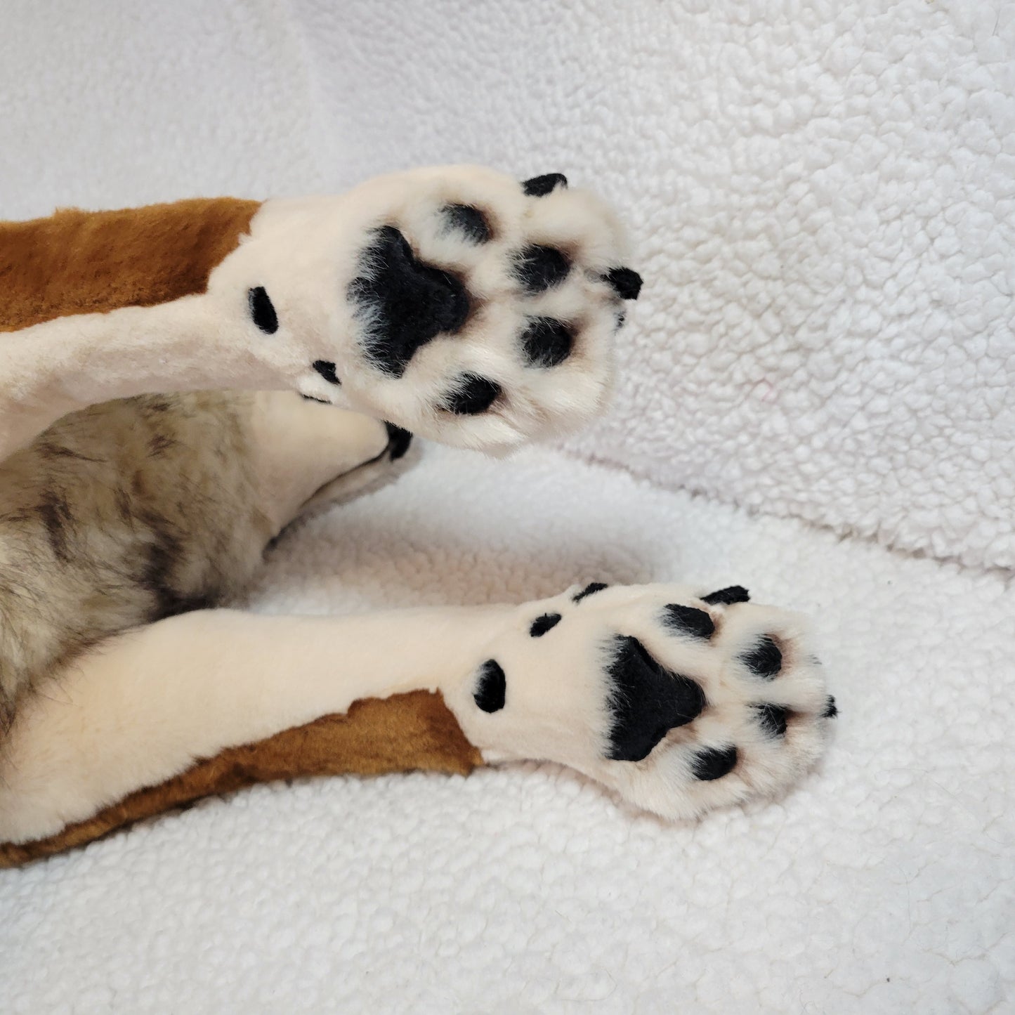Samwise the Coastal Wolf - Handmade Plush - One of a Kind Stuffed Animal