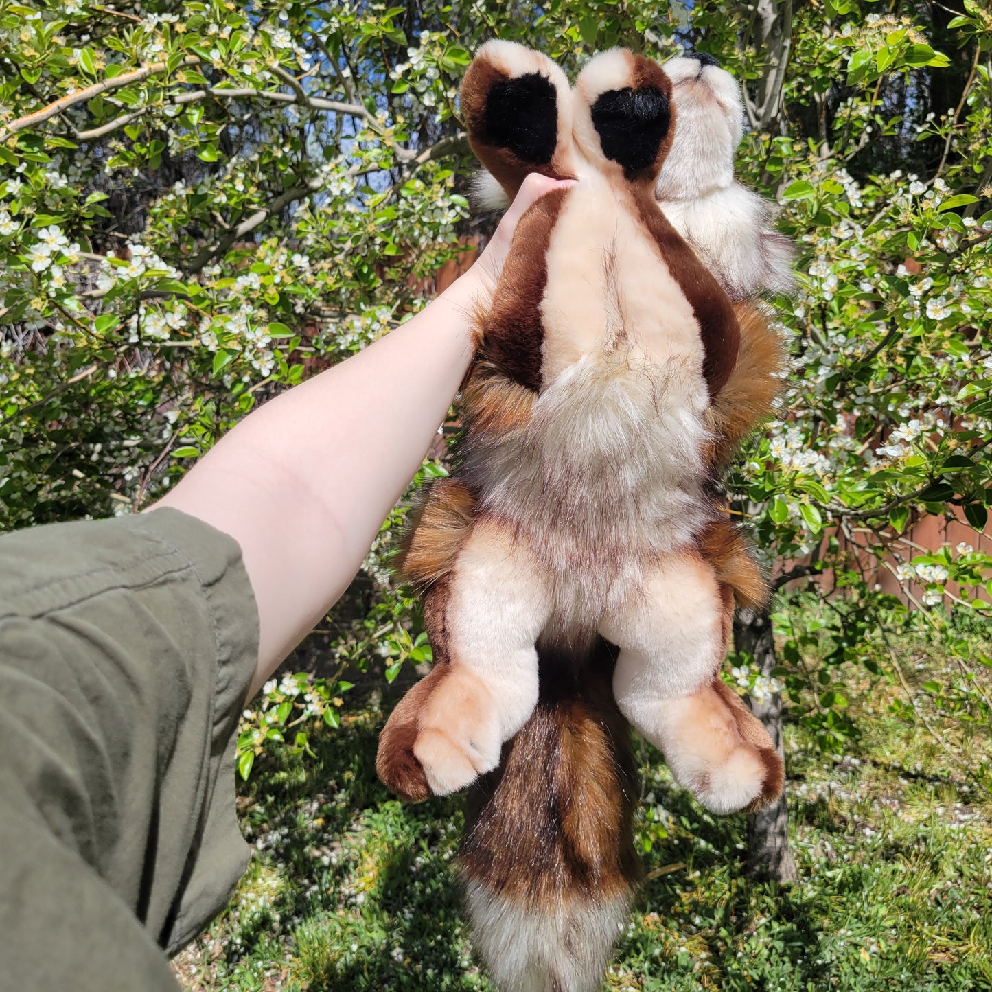 Fig the Wolf Pup Handmade Plush - One of a Kind Stuffed Animal
