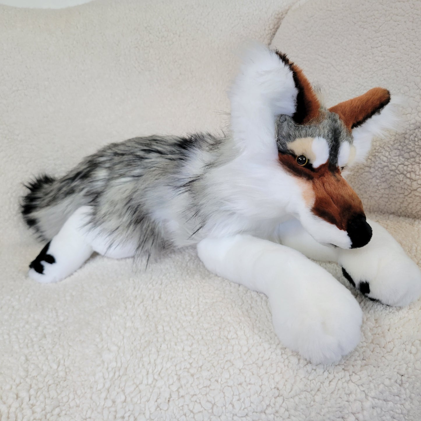 Mr.Snarls the Wolf Plush - One of a Kind Stuffed Animal