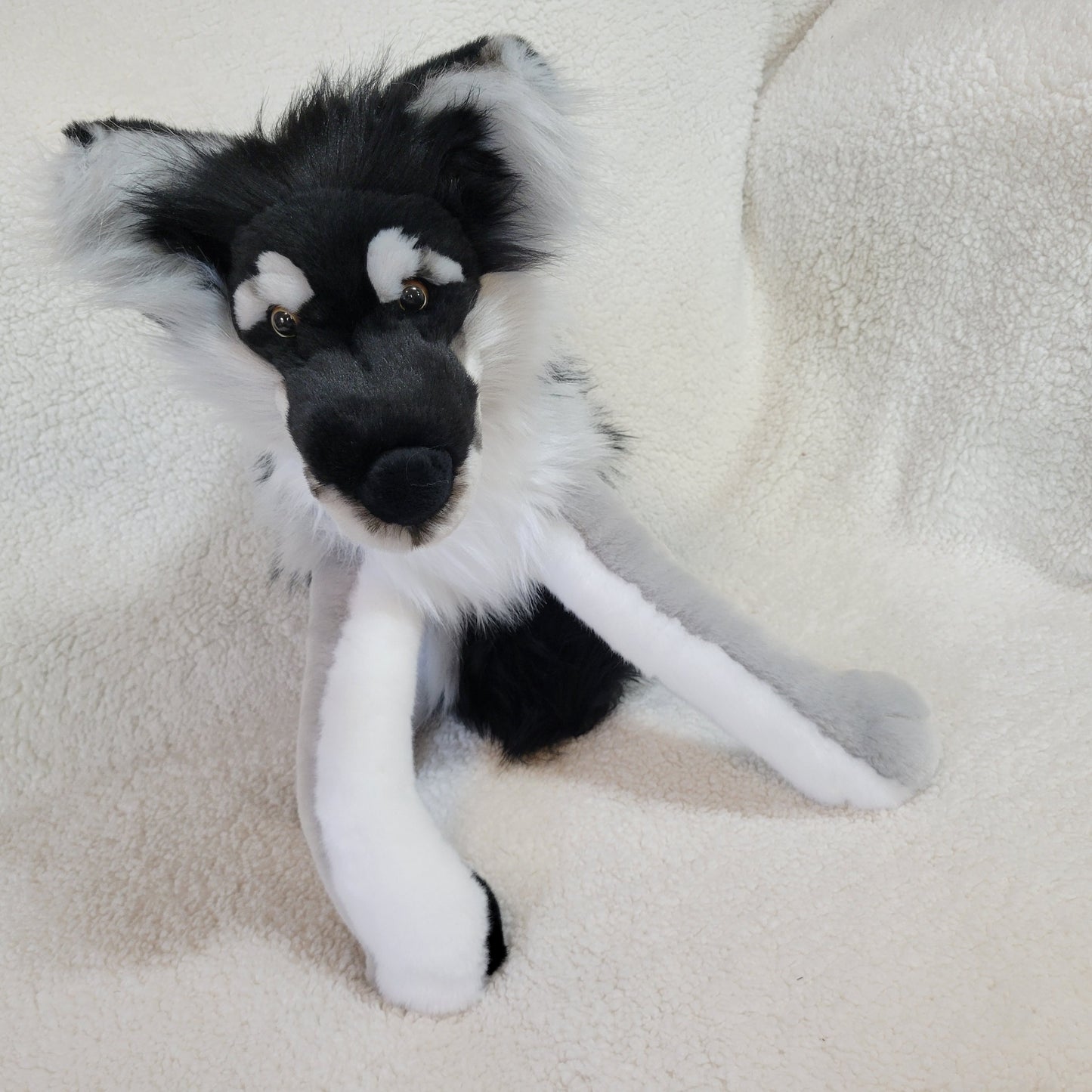Winter the Wolf - One of a Kind Stuffed Animal