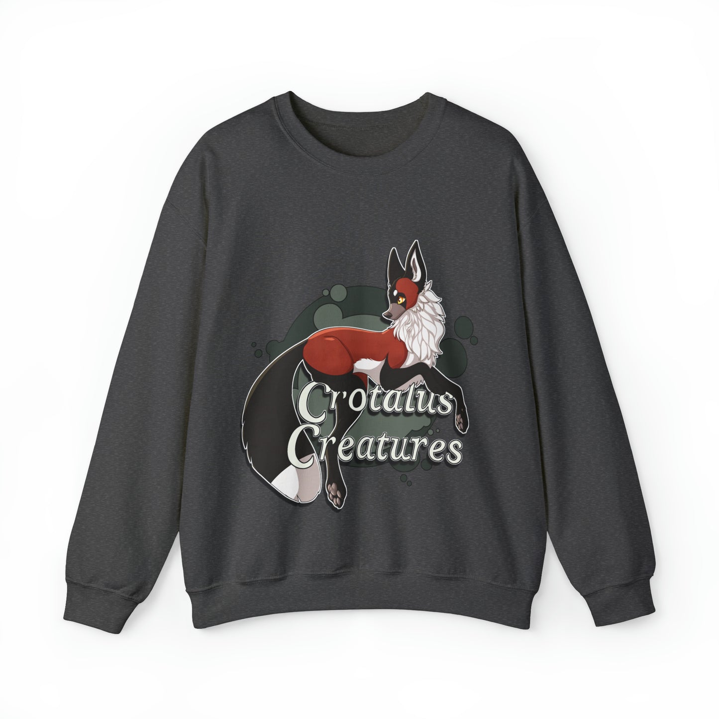 Crotalus Creatures Logo - Red the Fox - Crewneck Sweatshirt