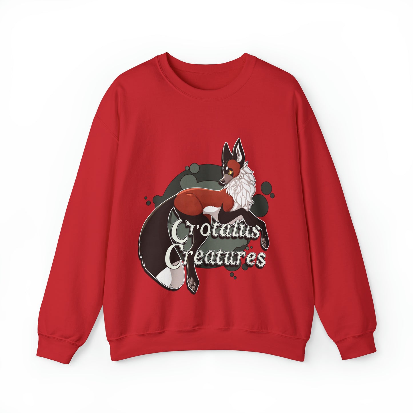 Crotalus Creatures Logo - Red the Fox - Crewneck Sweatshirt