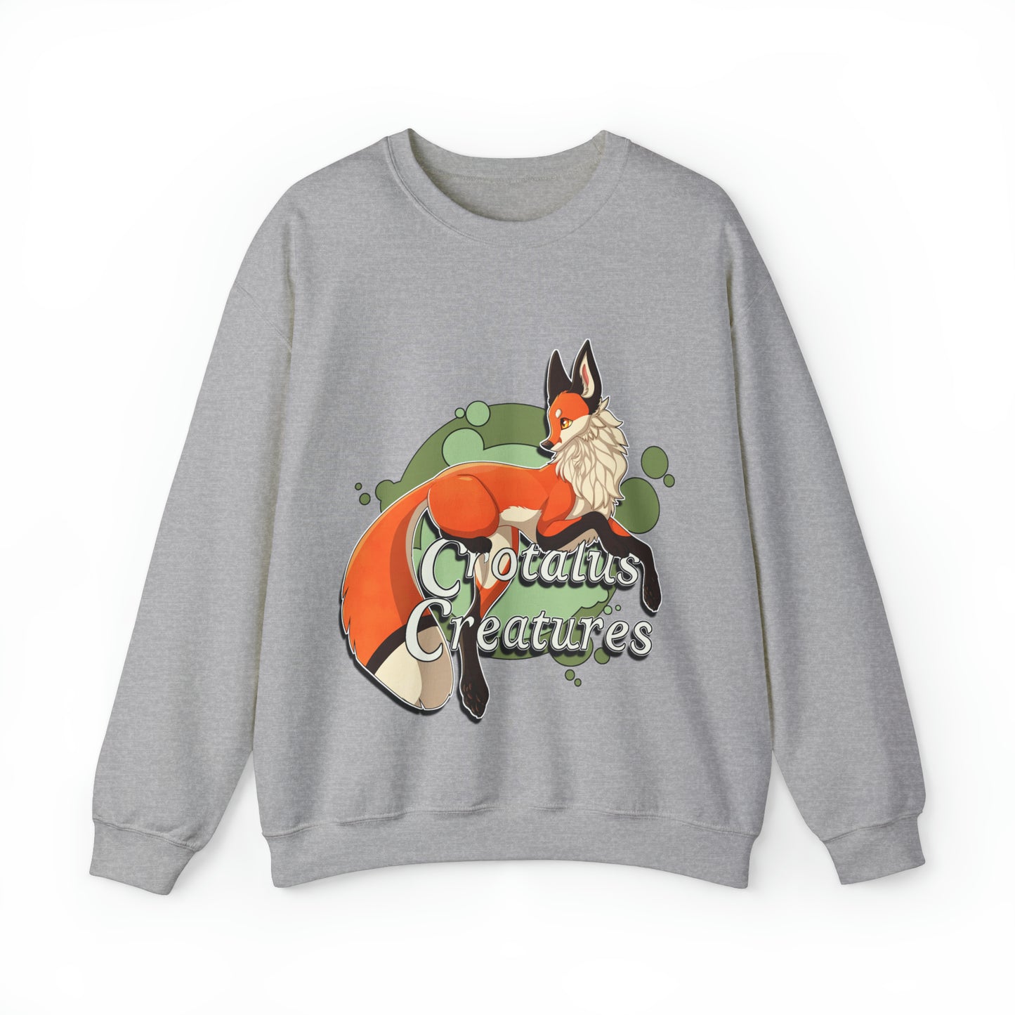 Copy of Crotalus Creatures Logo - Red Fox - Crewneck Sweatshirt