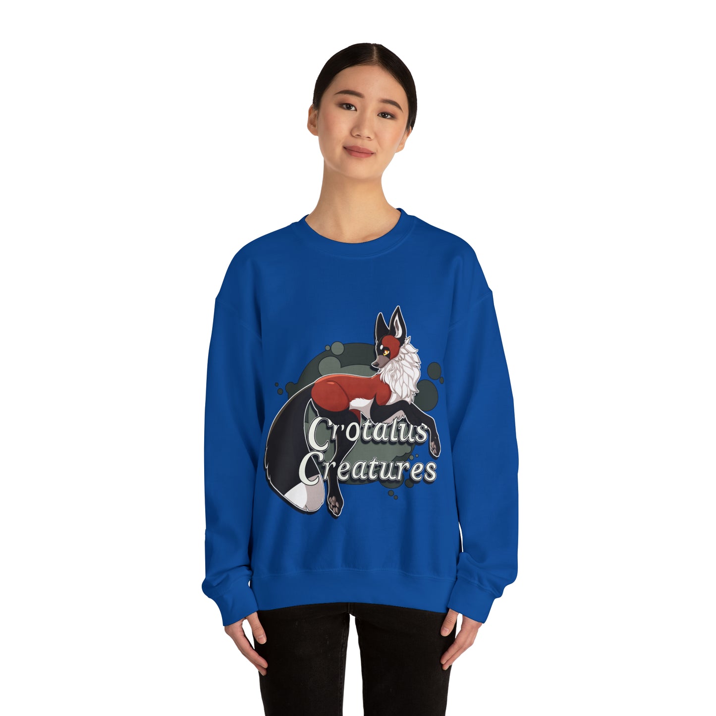 Crotalus Creatures Logo - Red the Fox - Crewneck Sweatshirt