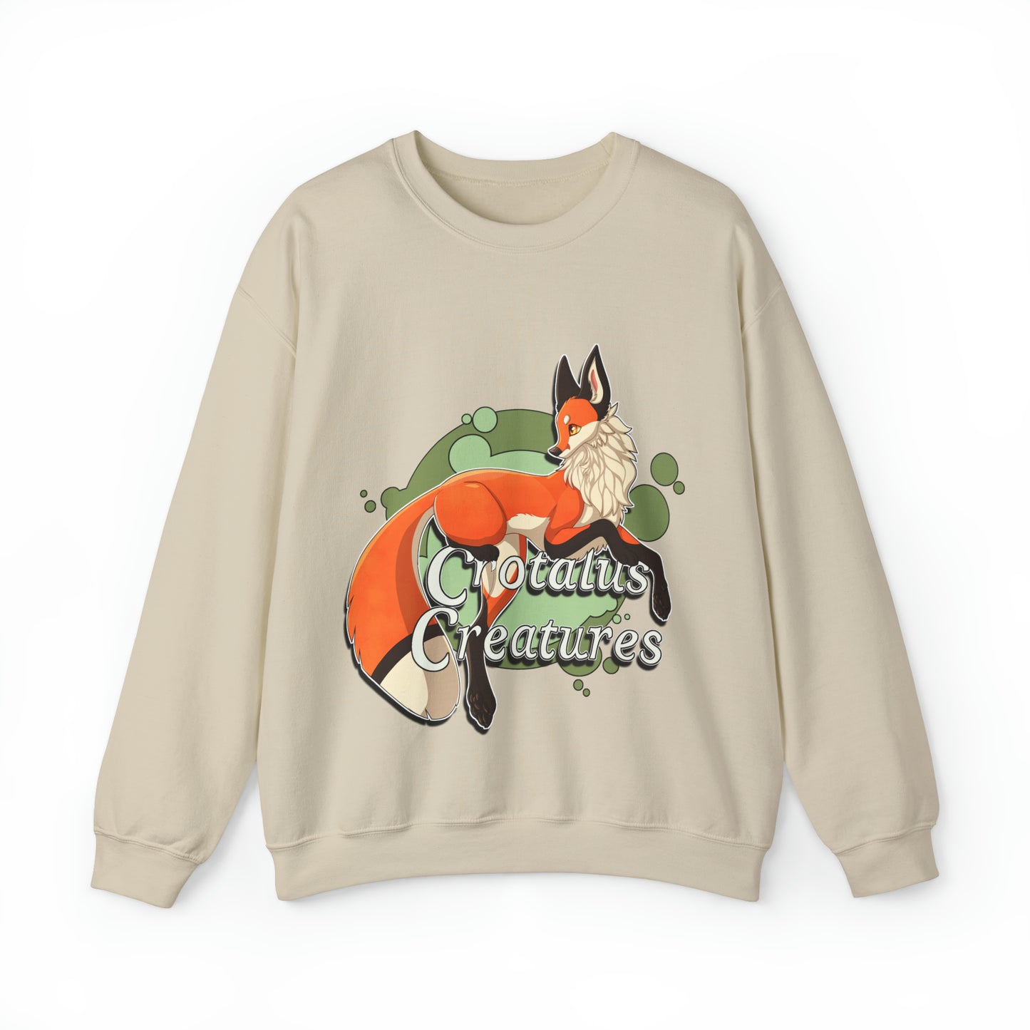 Copy of Crotalus Creatures Logo - Red Fox - Crewneck Sweatshirt