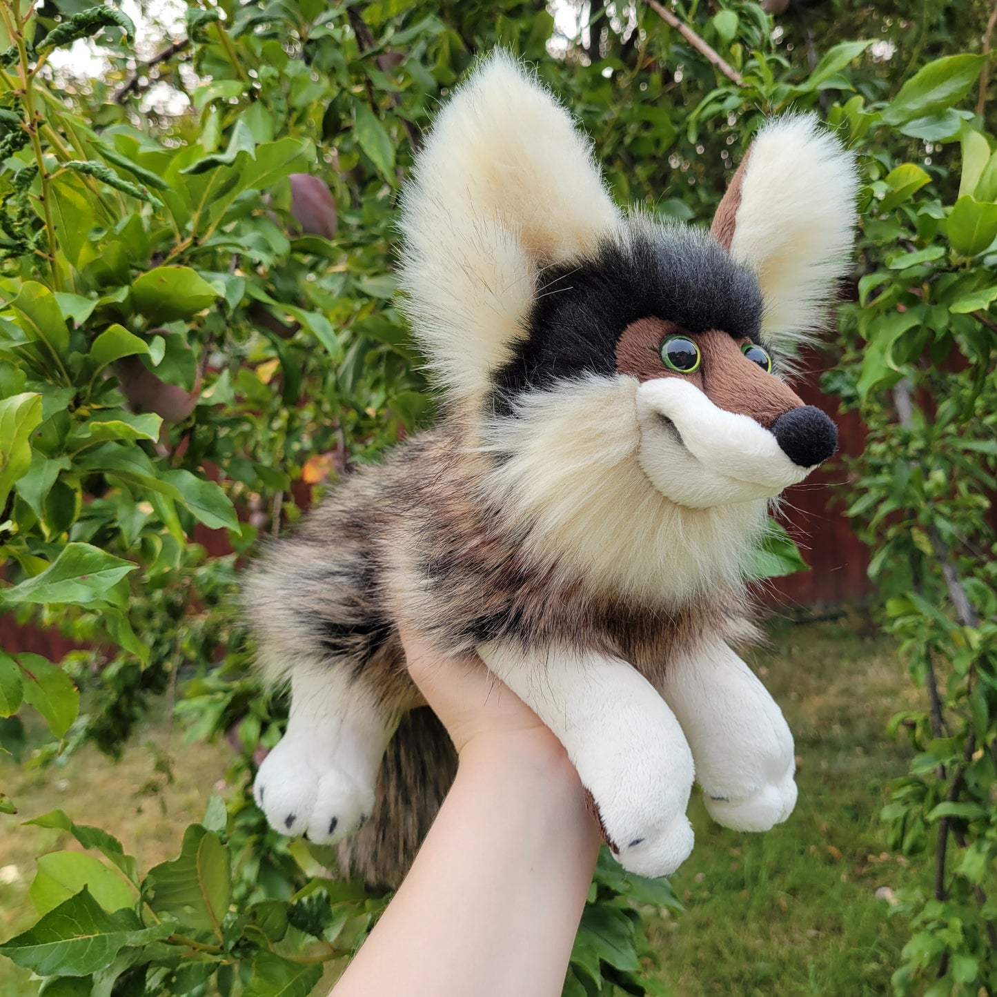 Forest the Wolf - One of a Kind Handmade Plush