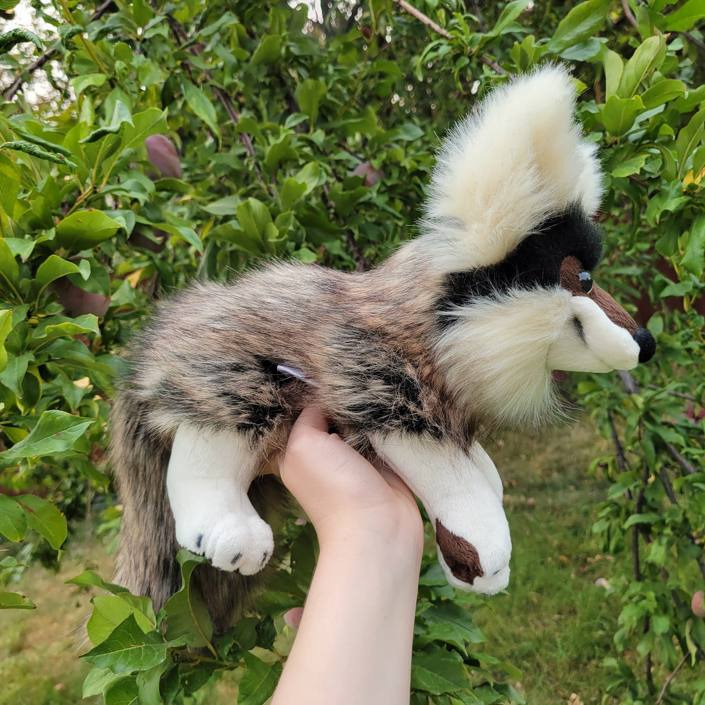 Forest the Wolf - One of a Kind Handmade Plush