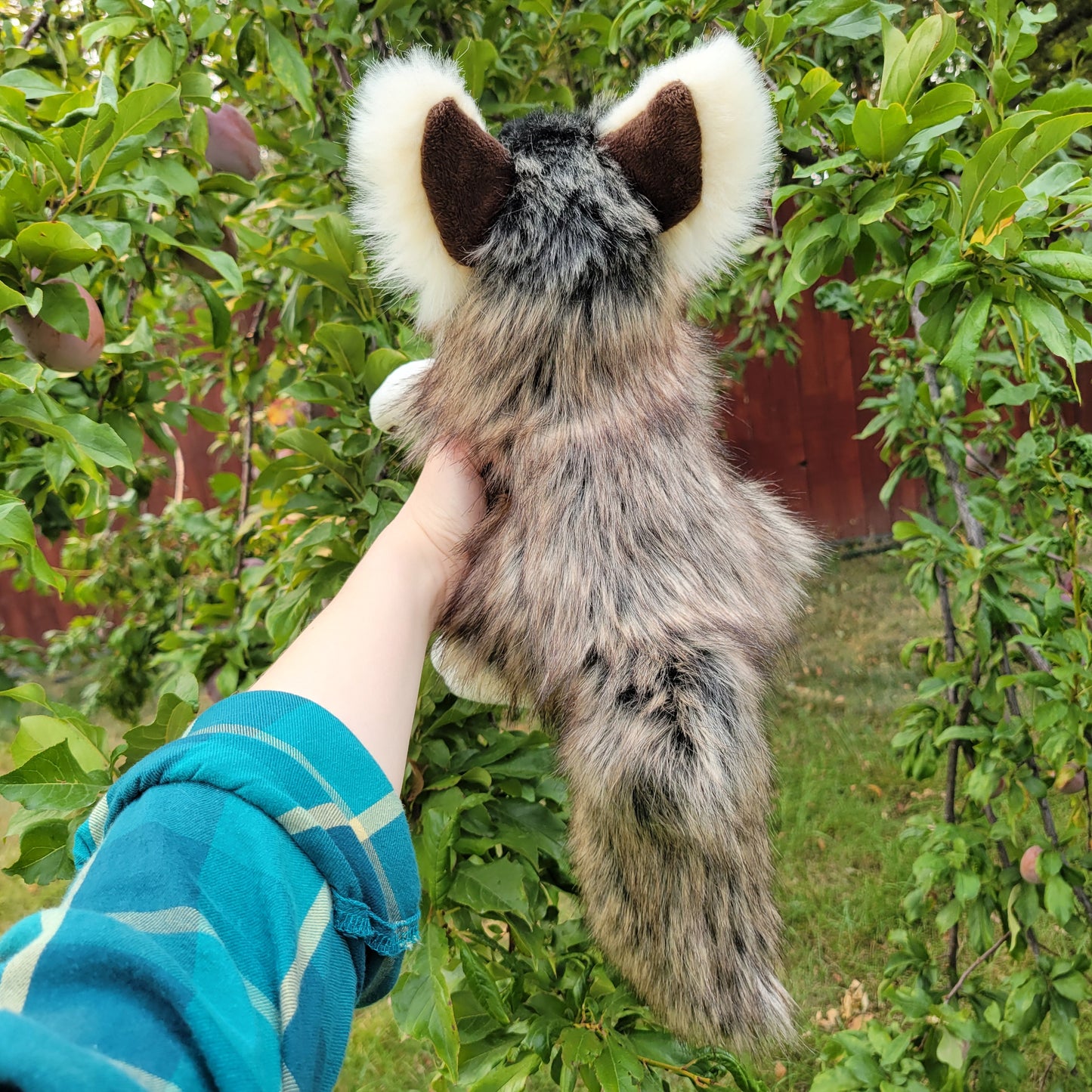 Forest the Wolf - One of a Kind Handmade Plush