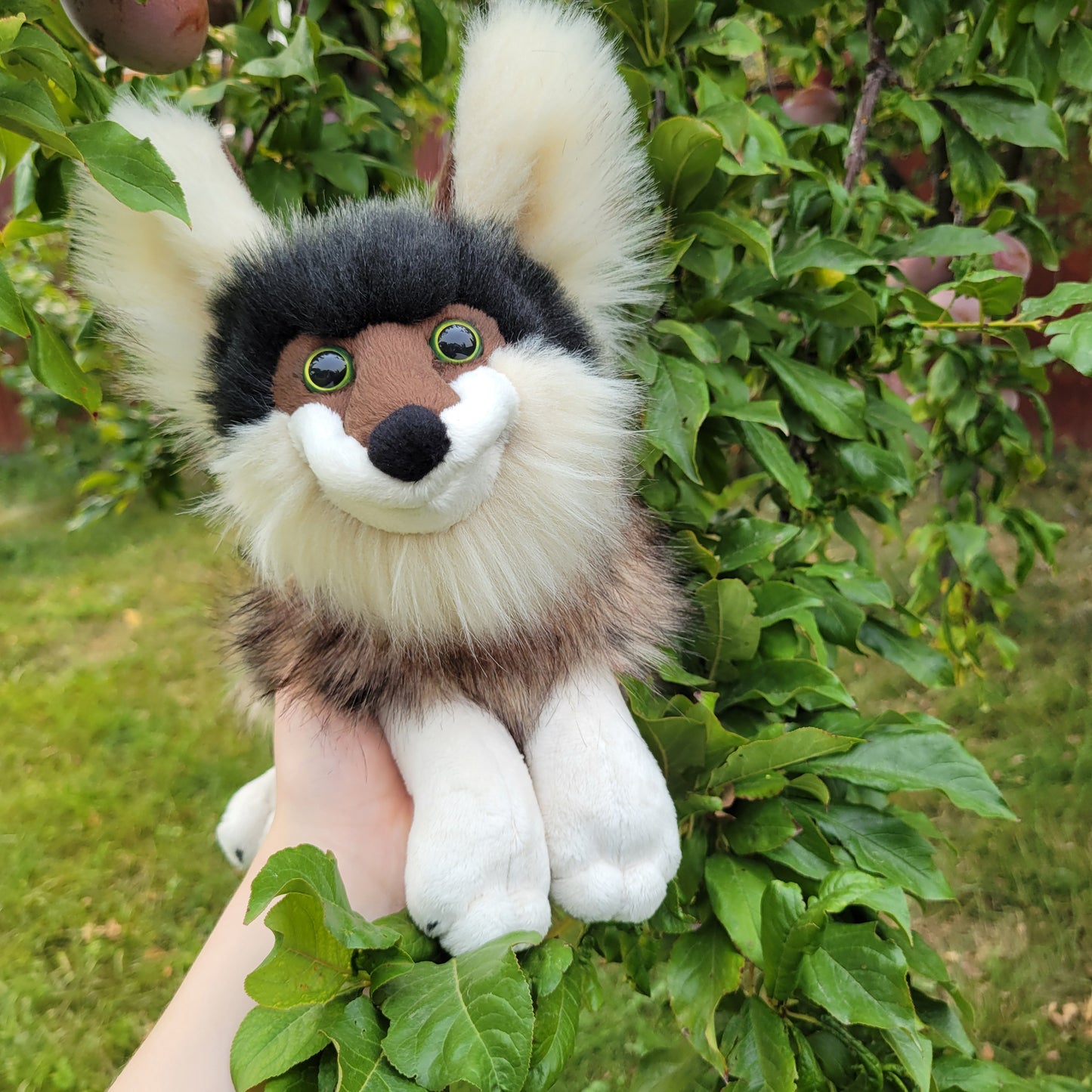 Forest the Wolf - One of a Kind Handmade Plush