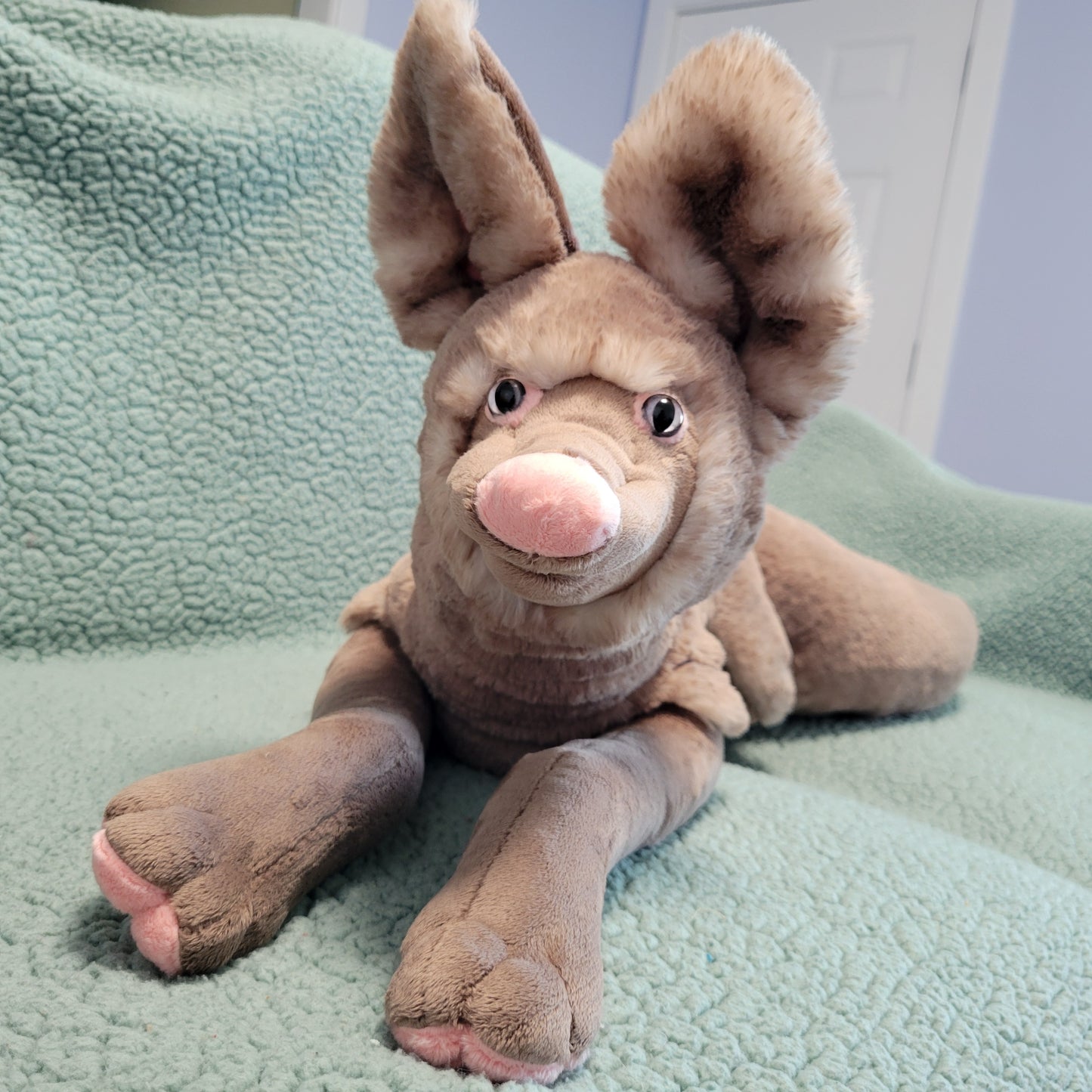 Lilac the Fox - Handmade Plush - One of a Kind Stuffed Animal