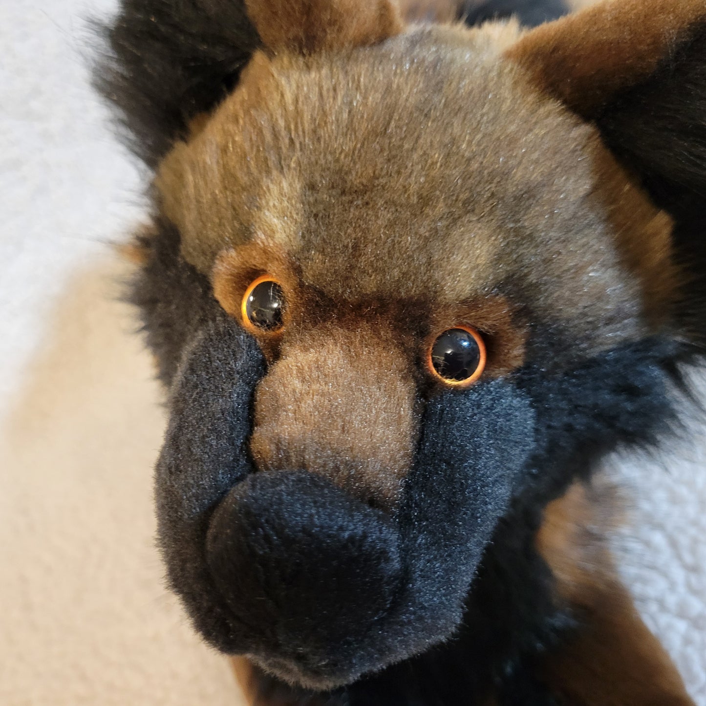 Spencer the Handmade Wolf Pup Plush - One of a Kind Stuffed Animal