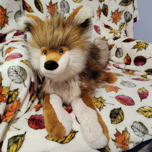 Bob the Wolf Pup Handmade Plush - One of a Kind Stuffed Animal