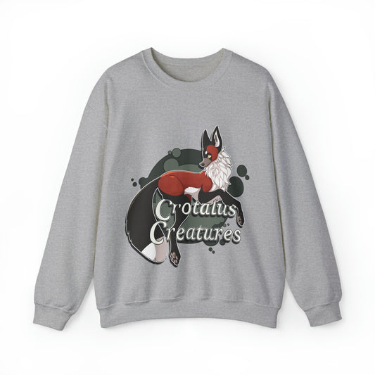 Crotalus Creatures Logo - Red the Fox - Crewneck Sweatshirt