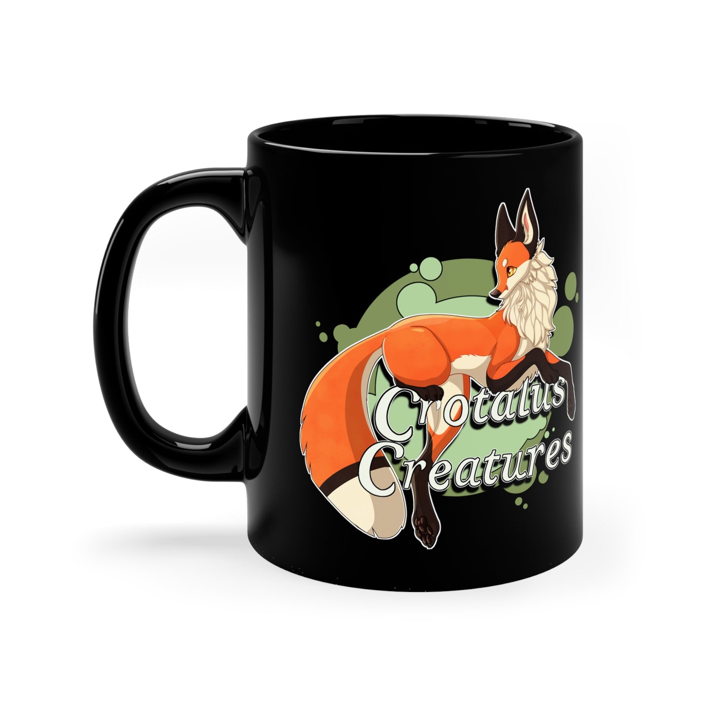 Red Fox Logo - 11oz Black Mug