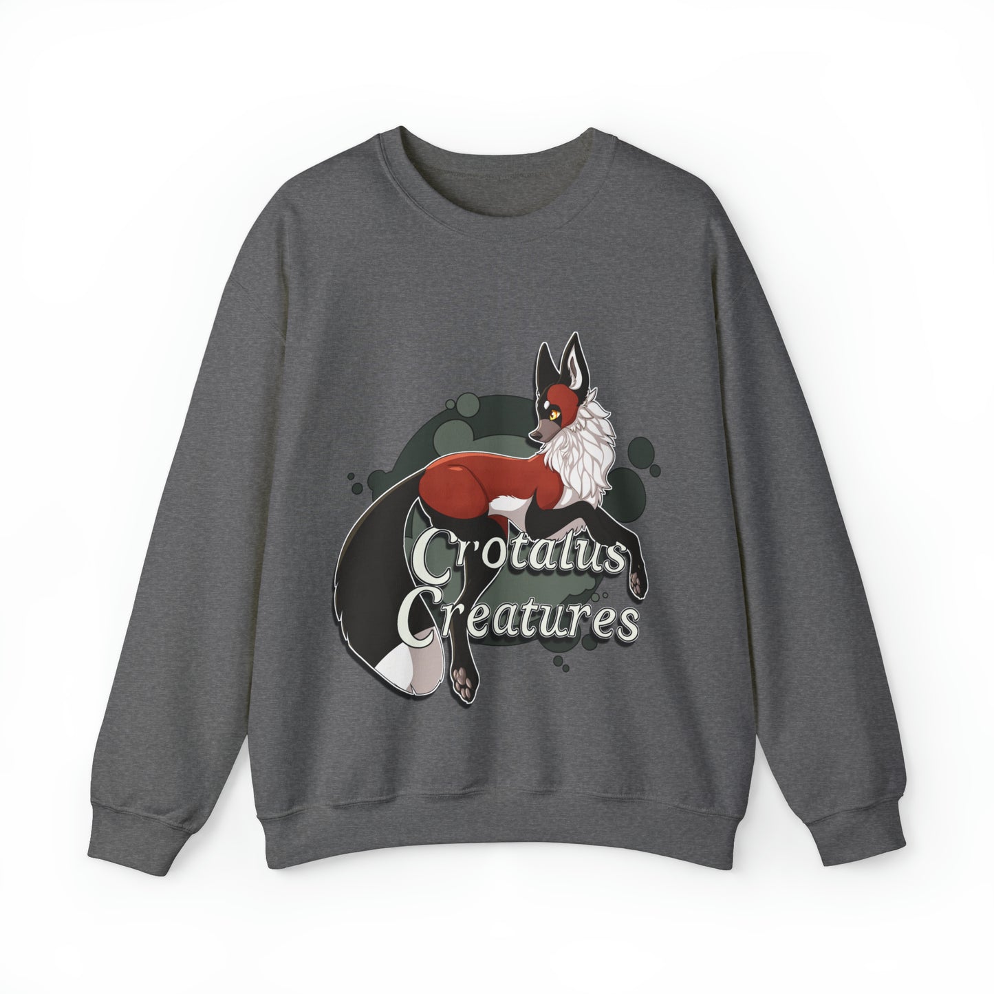 Crotalus Creatures Logo - Red the Fox - Crewneck Sweatshirt