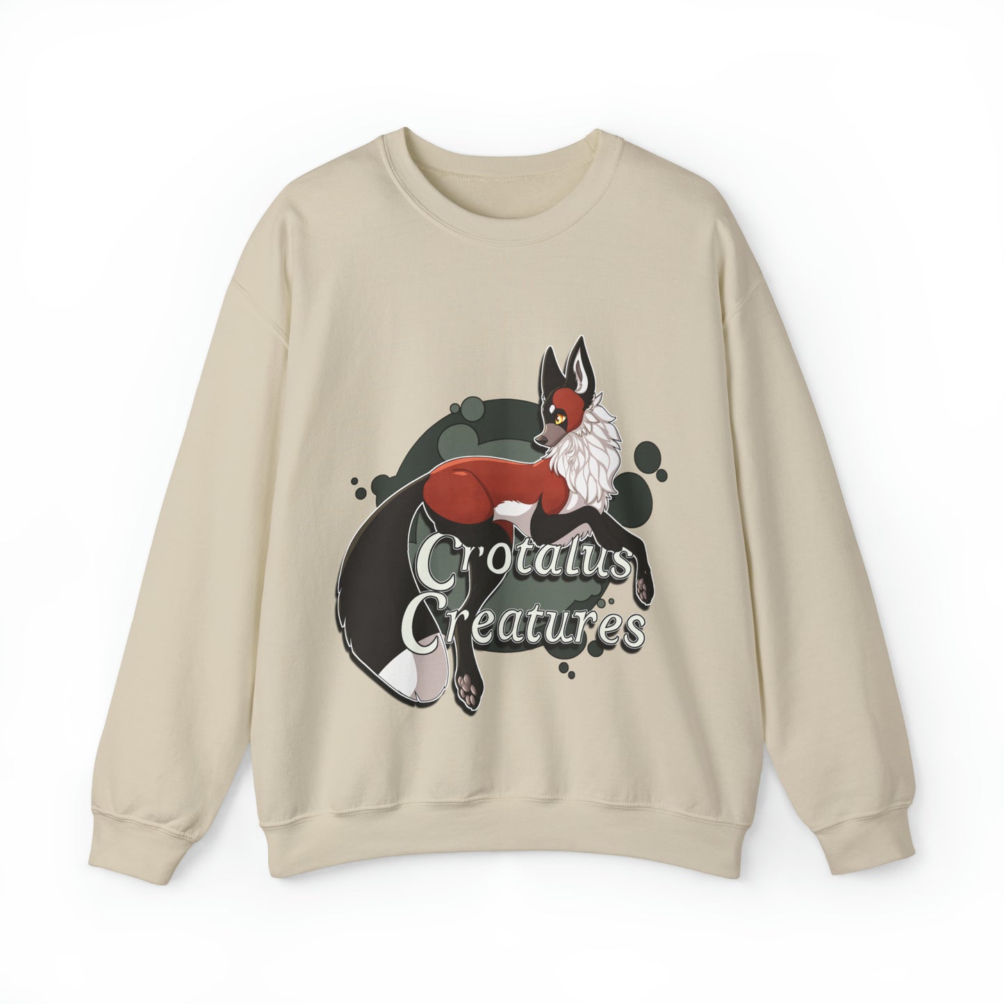 Crotalus Creatures Logo - Red the Fox - Crewneck Sweatshirt