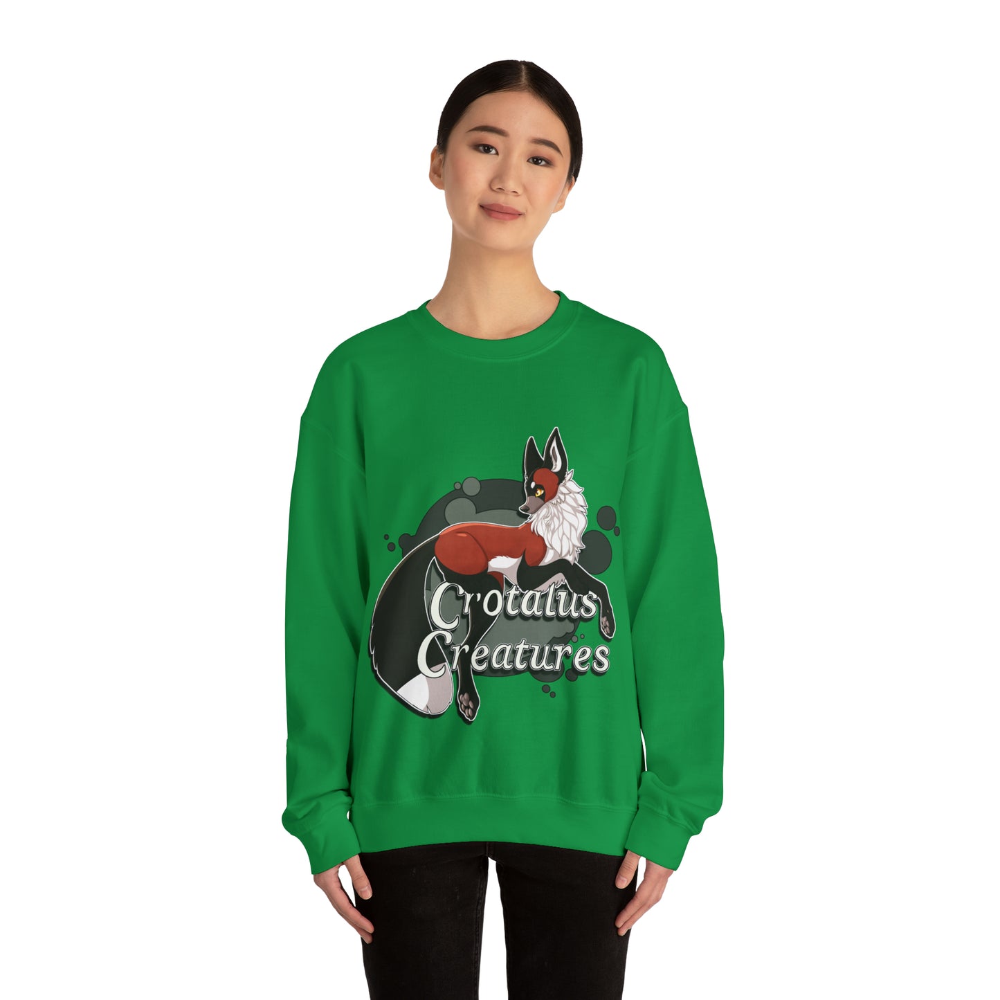 Crotalus Creatures Logo - Red the Fox - Crewneck Sweatshirt