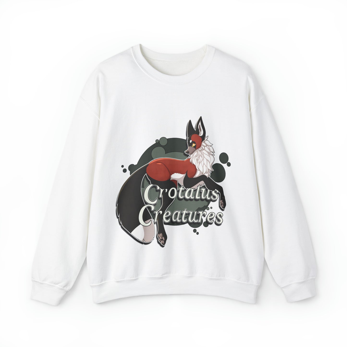 Crotalus Creatures Logo - Red the Fox - Crewneck Sweatshirt