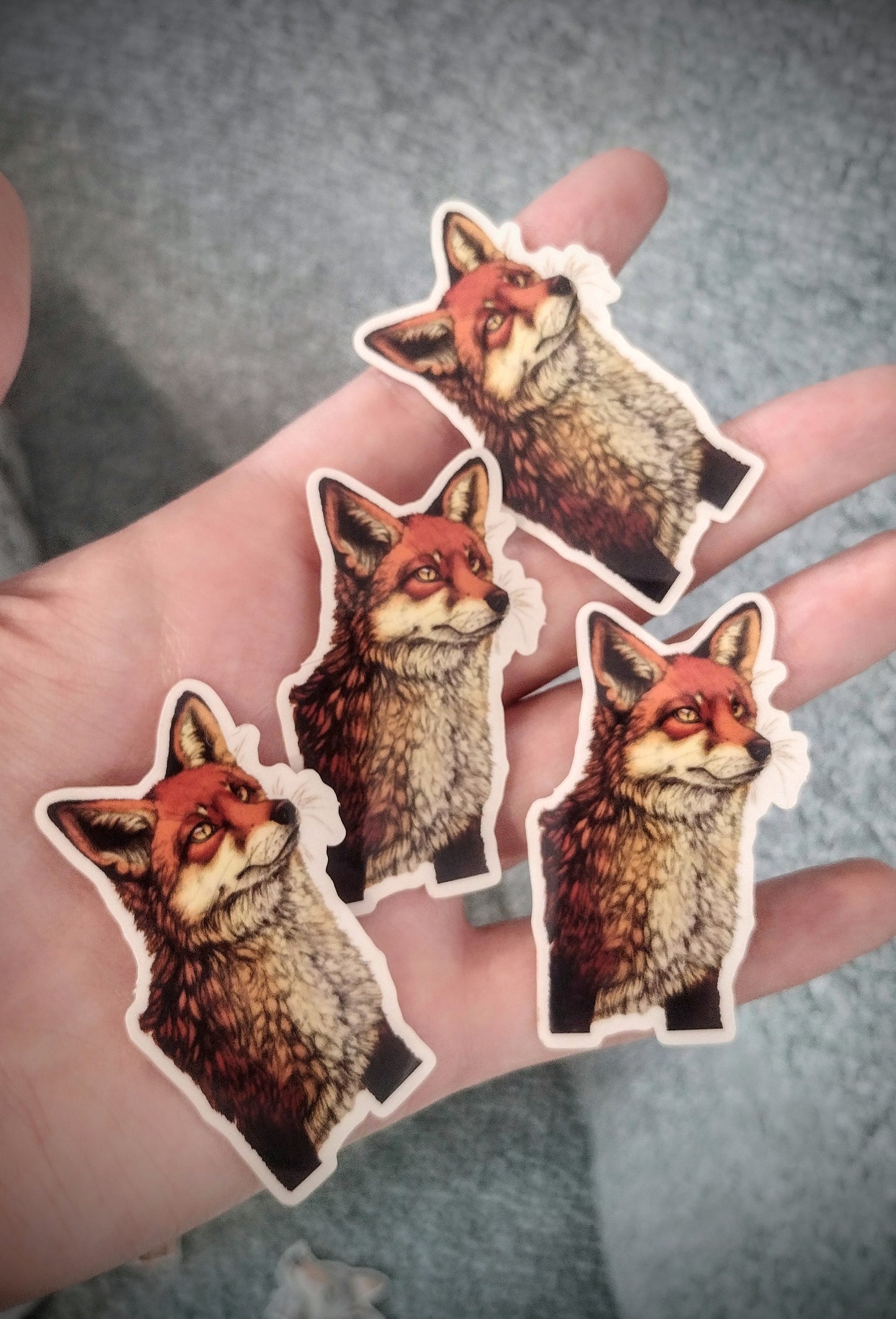 Wildlife Stickers - Foxes, Wolves, and more!