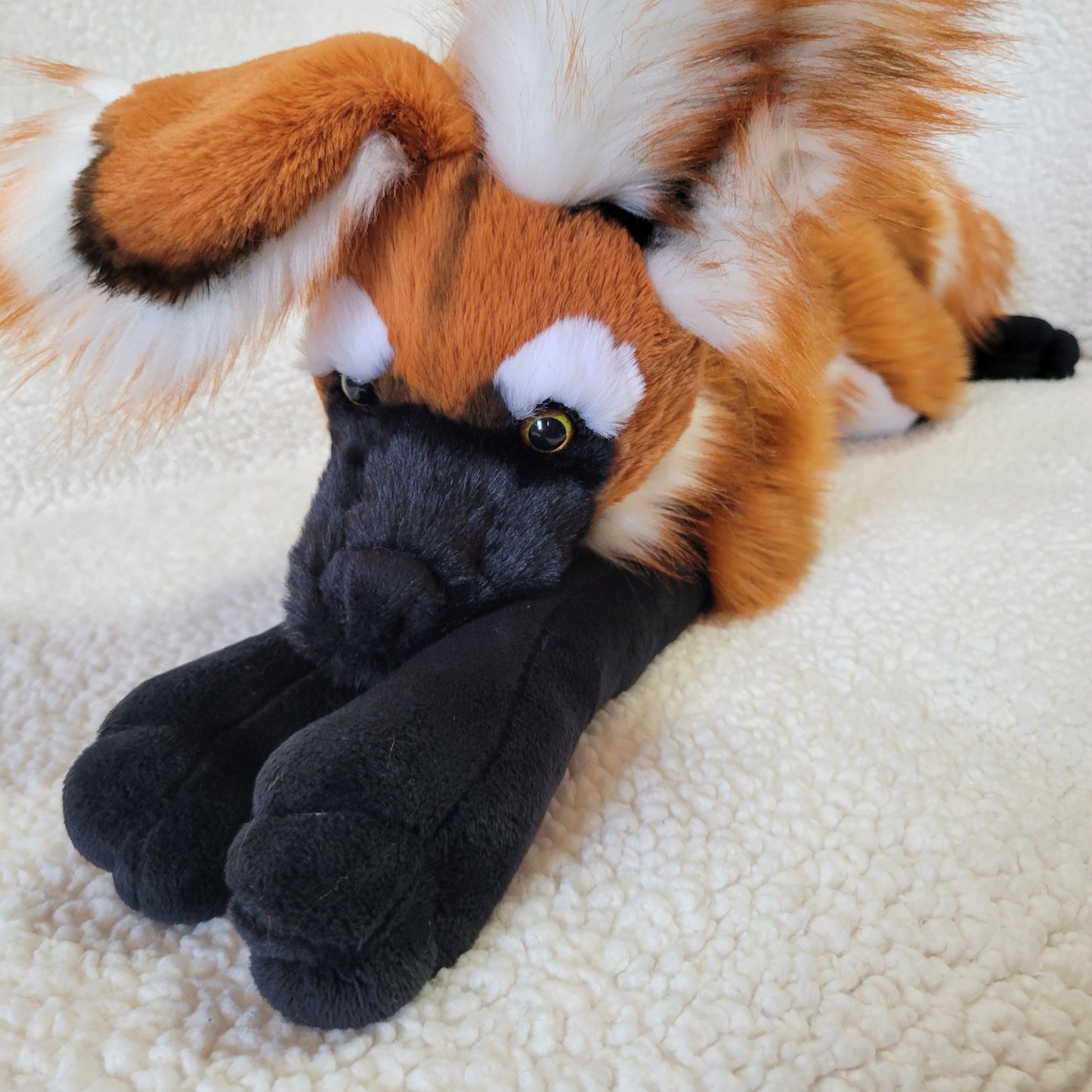 Cooper the Maned Wolf - Handmade Plush - One of a Kind Stuffed Animal