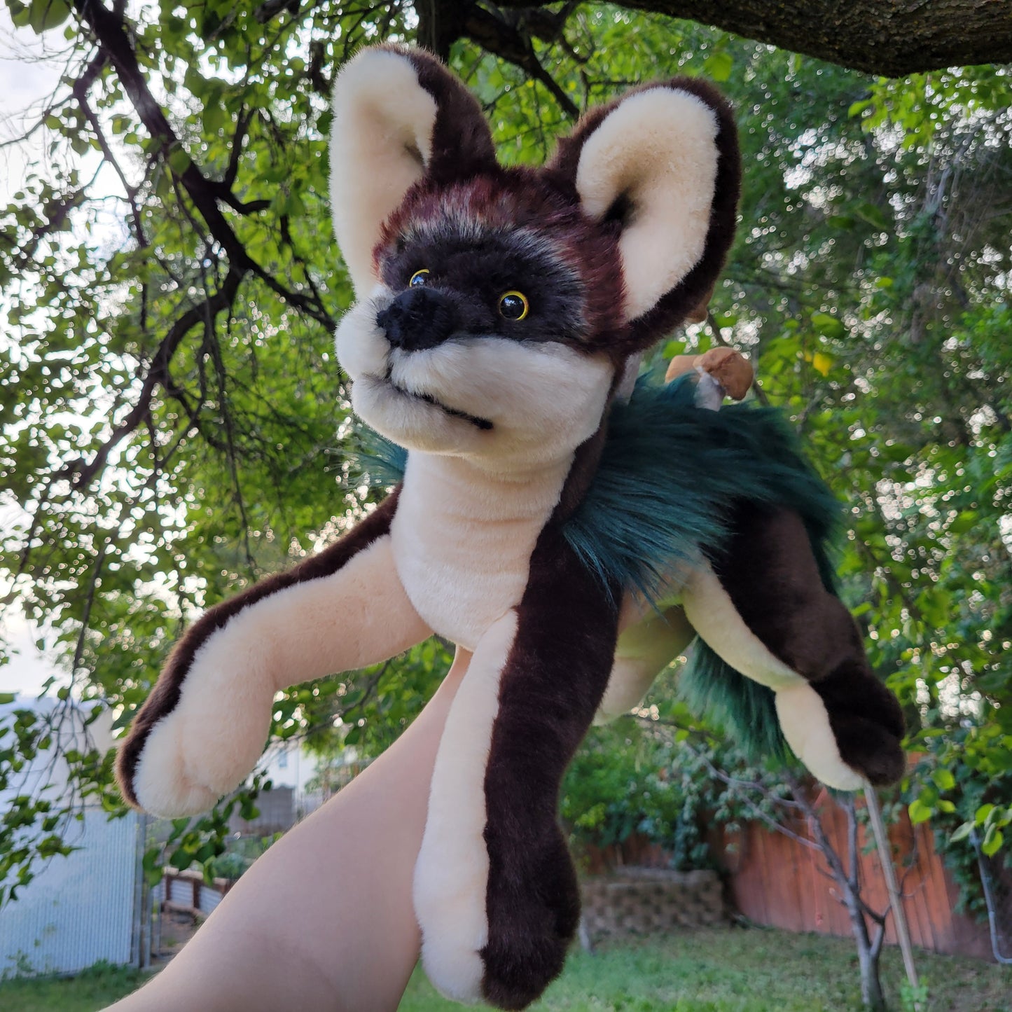Gus the Wolf Plush - One of a Kind Stuffed Animal