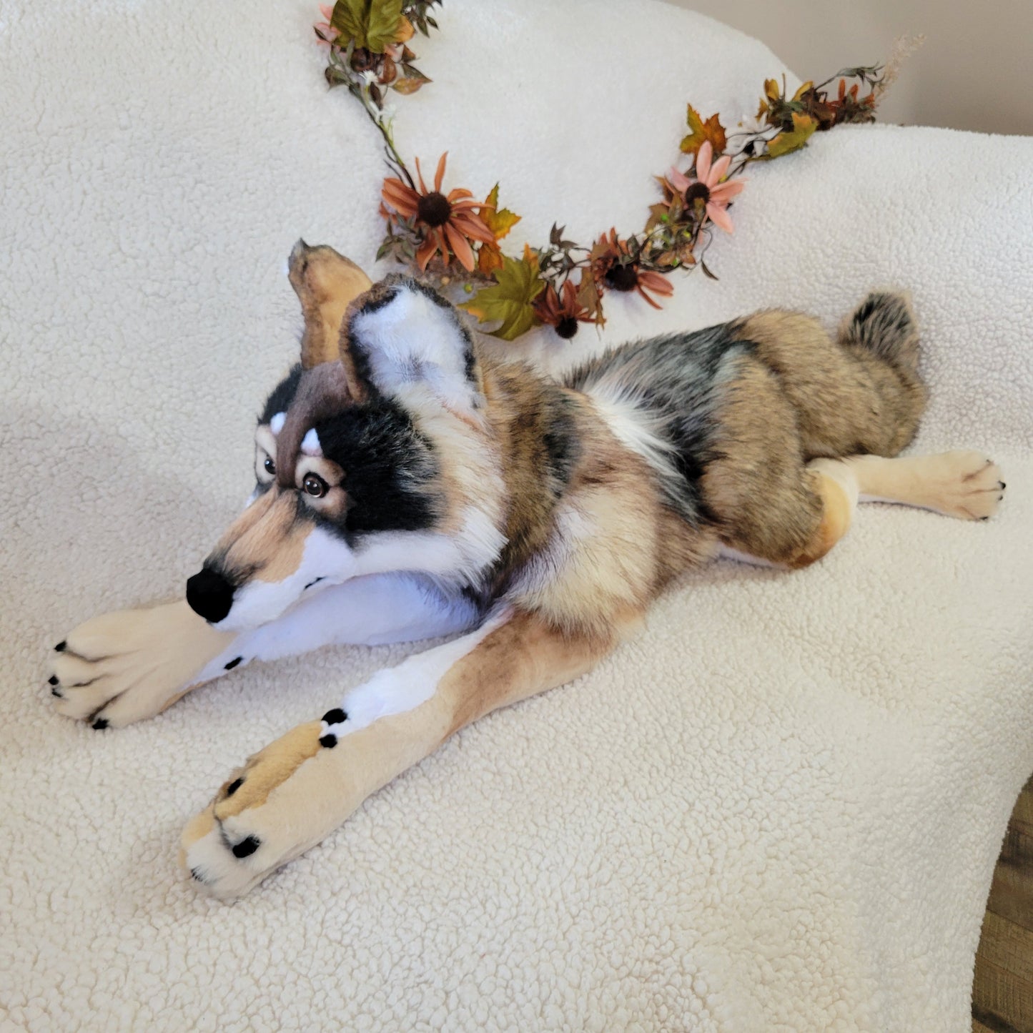 Timber the Wolf - Handmade OOAK Plush