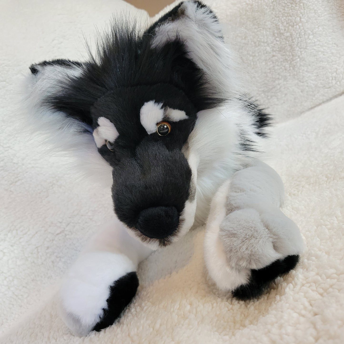 Winter the Wolf - One of a Kind Stuffed Animal