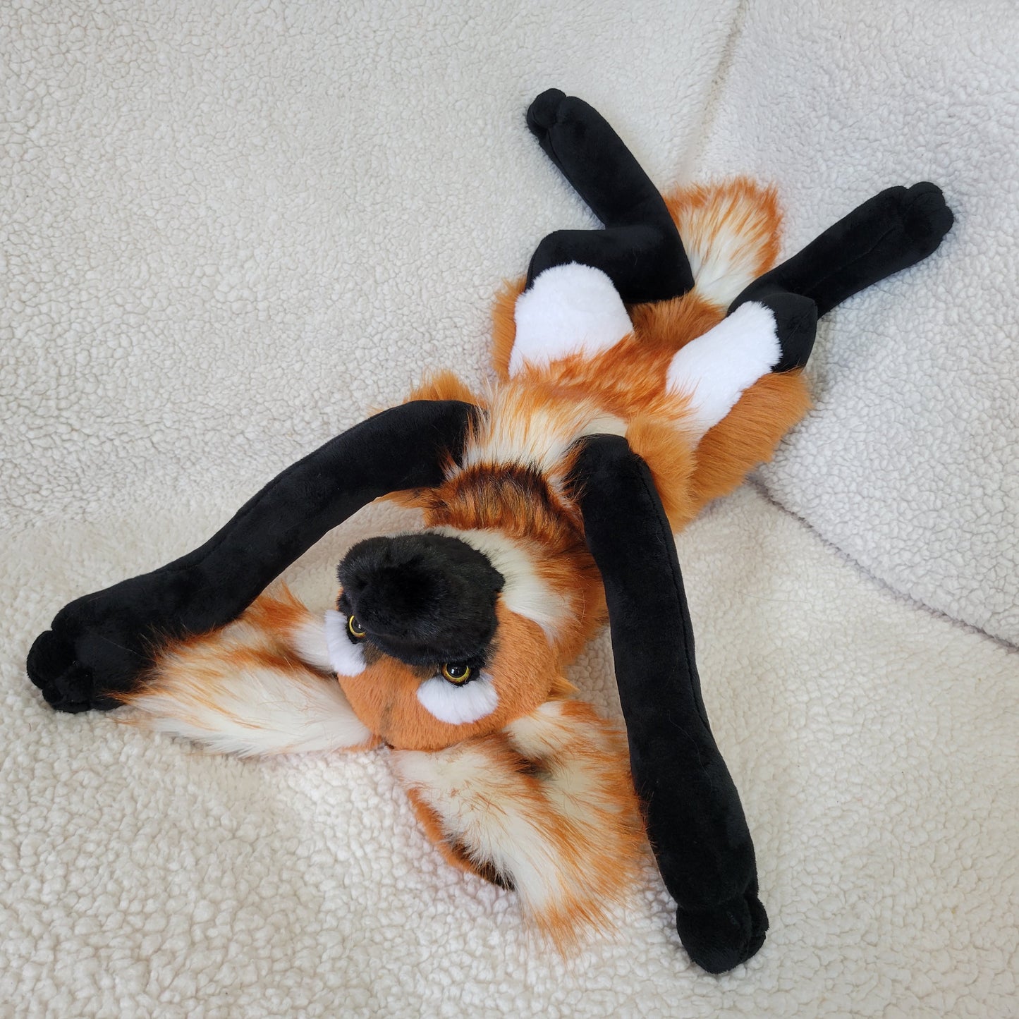 Cooper the Maned Wolf - Handmade Plush - One of a Kind Stuffed Animal