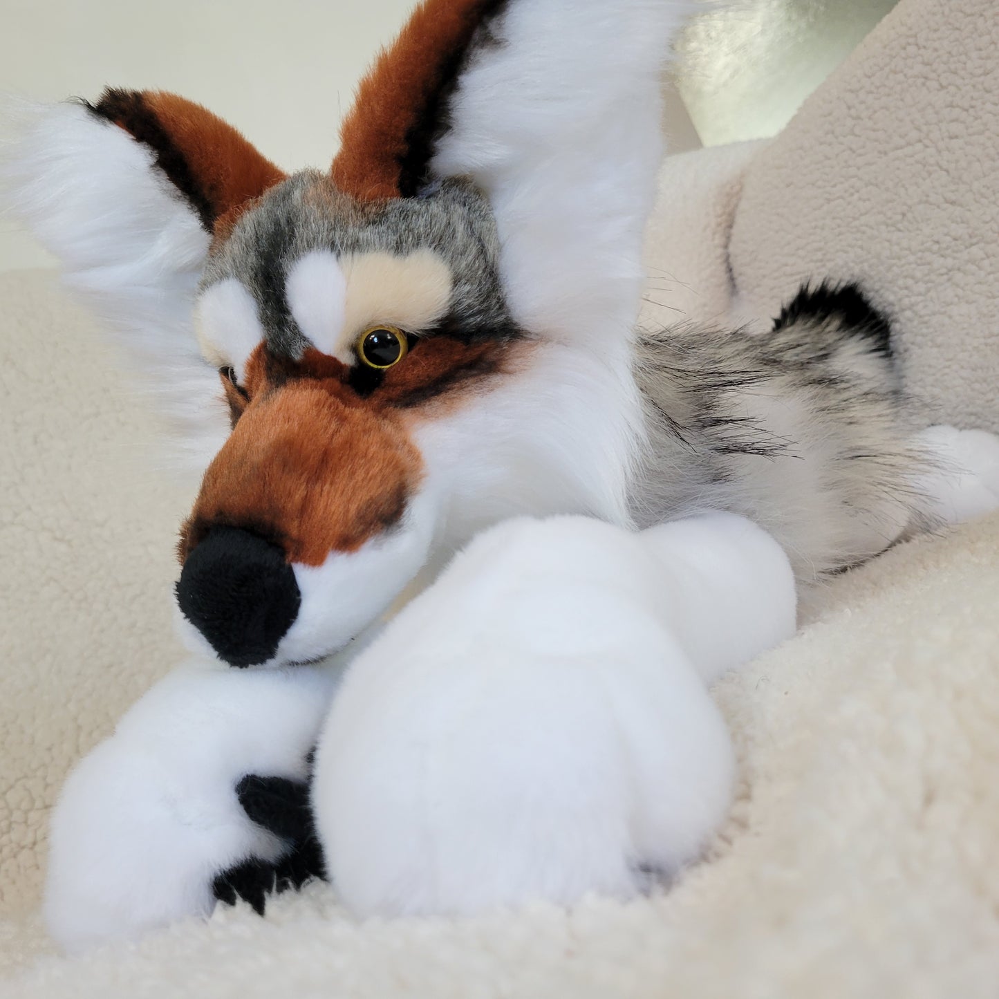 Mr.Snarls the Wolf Plush - One of a Kind Stuffed Animal