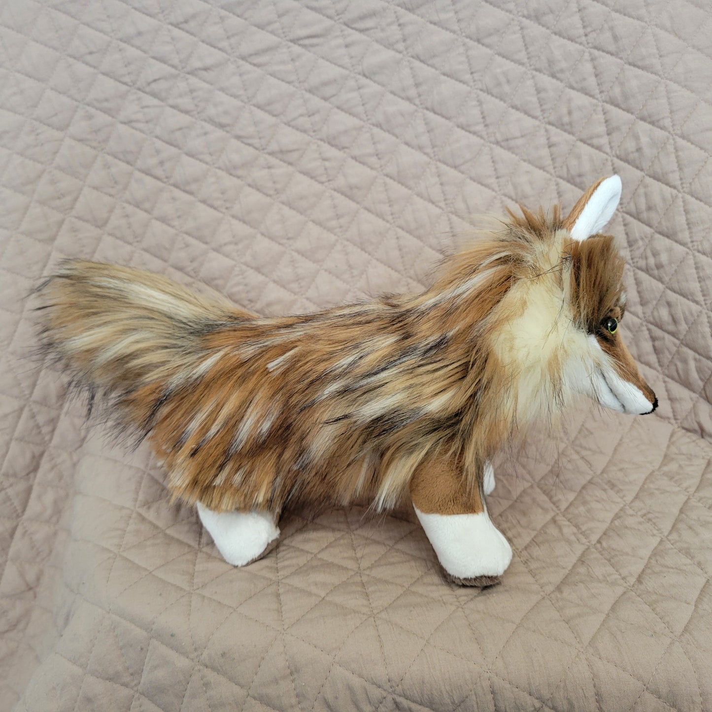 Alpine the Red Wolf - One of a Kind Handmade Plush