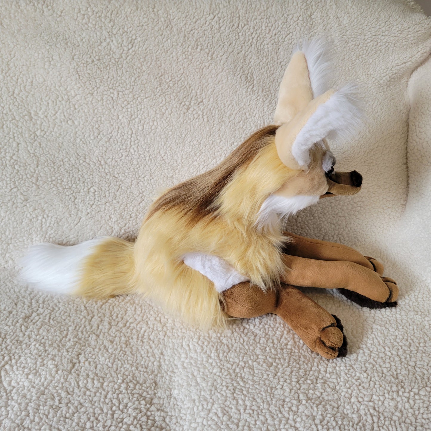 Glacier the Maned Wolf - Handmade Plush - One of a Kind Stuffed Animal