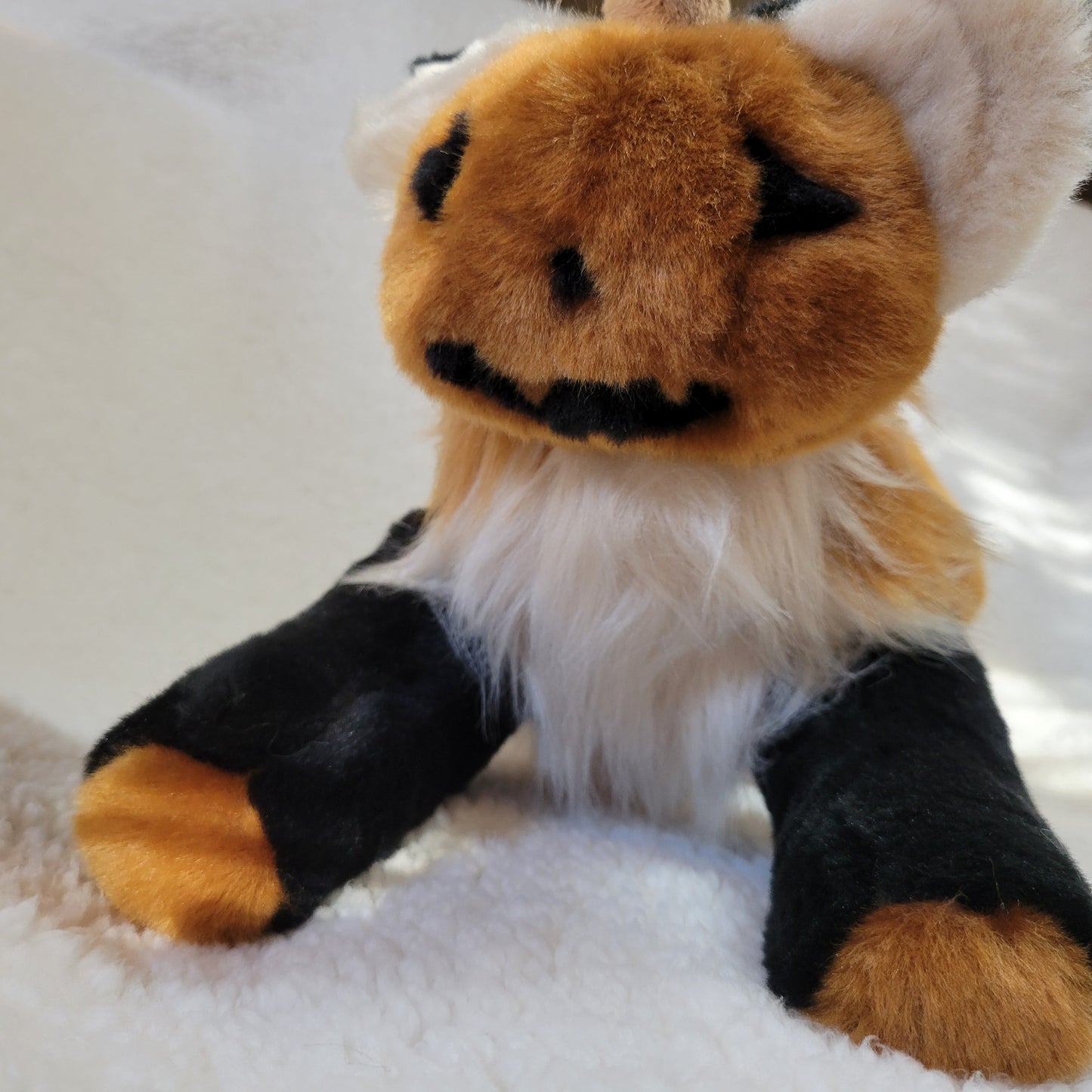 Jack the Pumpkin Fox - One of a Kind Stuffed Animal