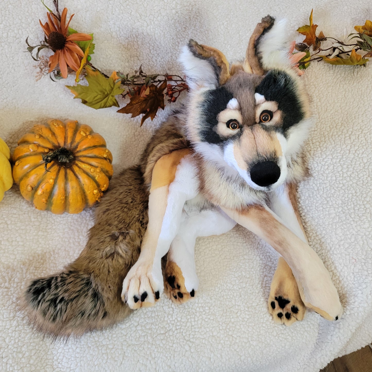 Timber the Wolf - Handmade OOAK Plush