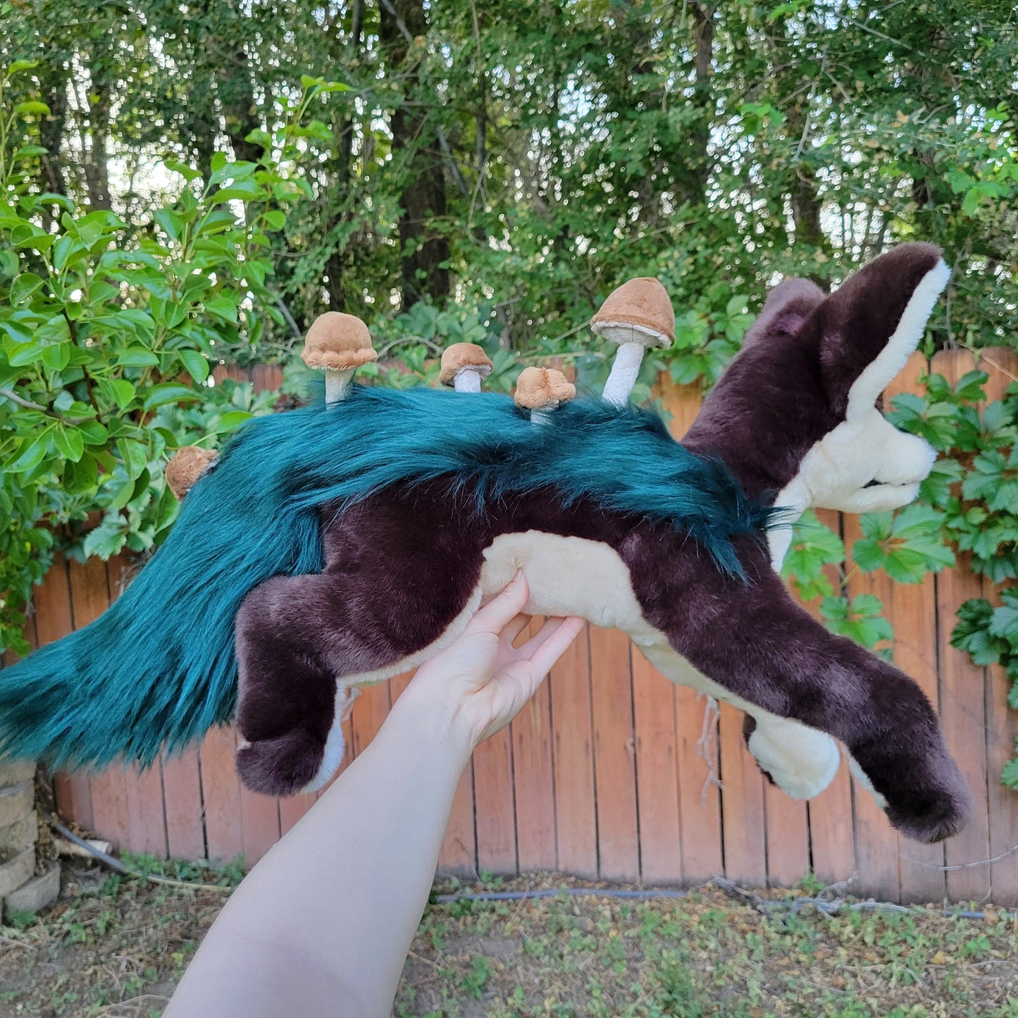Gus the Wolf Plush - One of a Kind Stuffed Animal