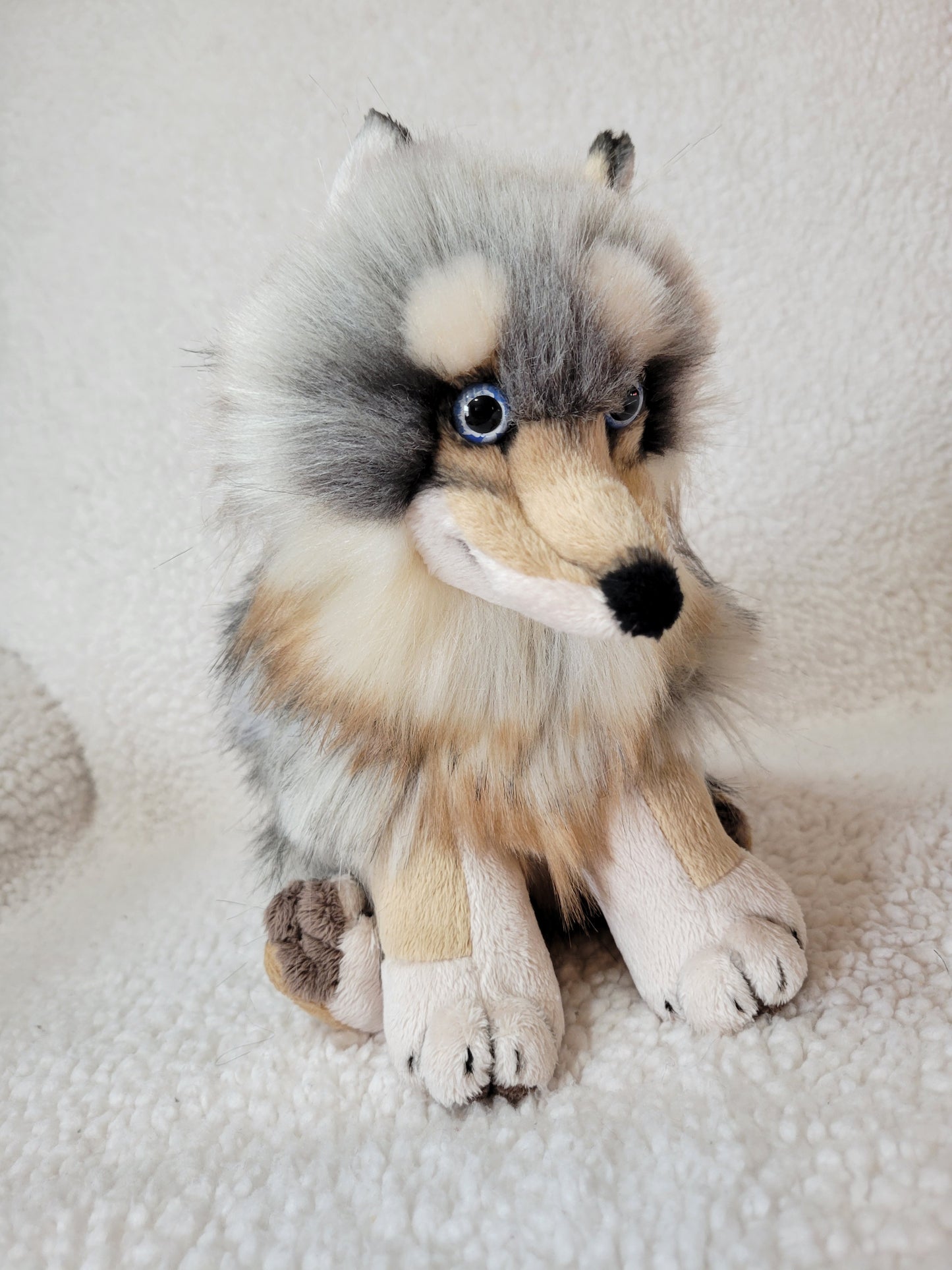 Sitka the Grey Wolf - One of a Kind Handmade Plush