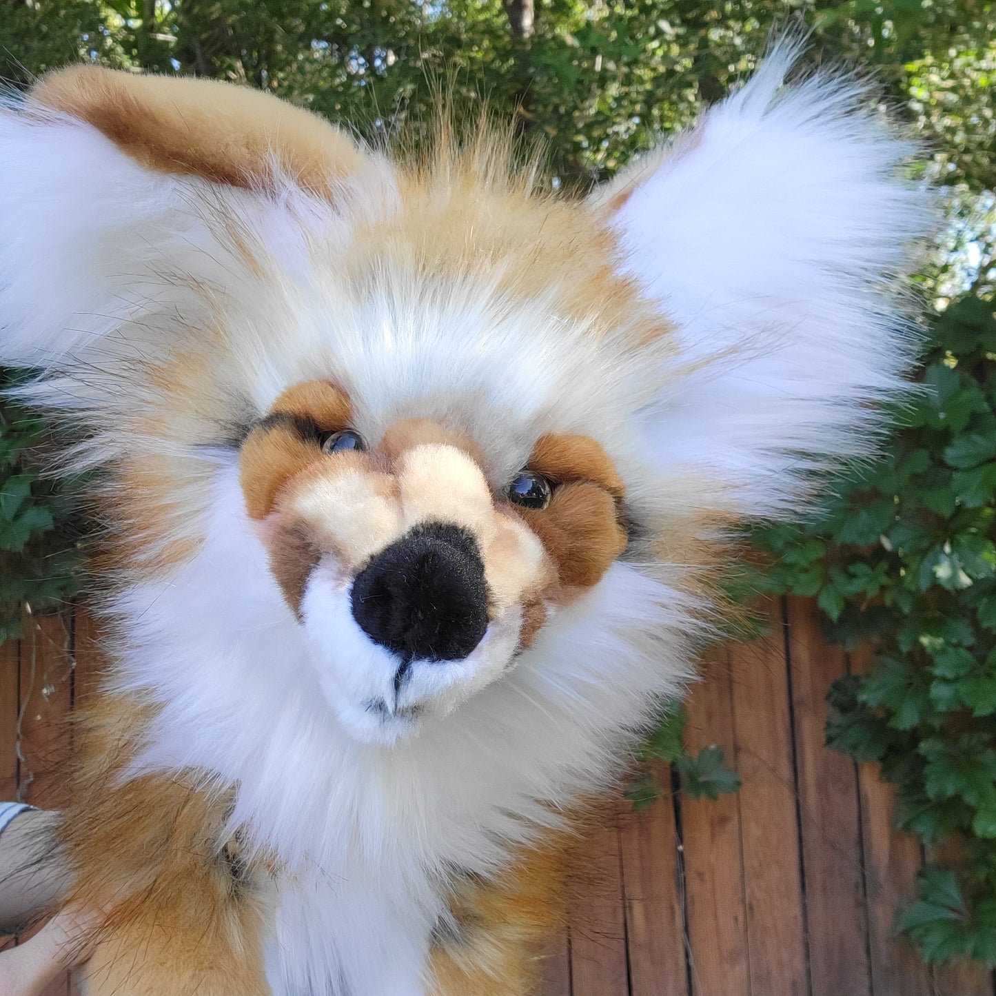 Fable the Golden Fox - Handmade Plush - One of a Kind Stuffed Animal