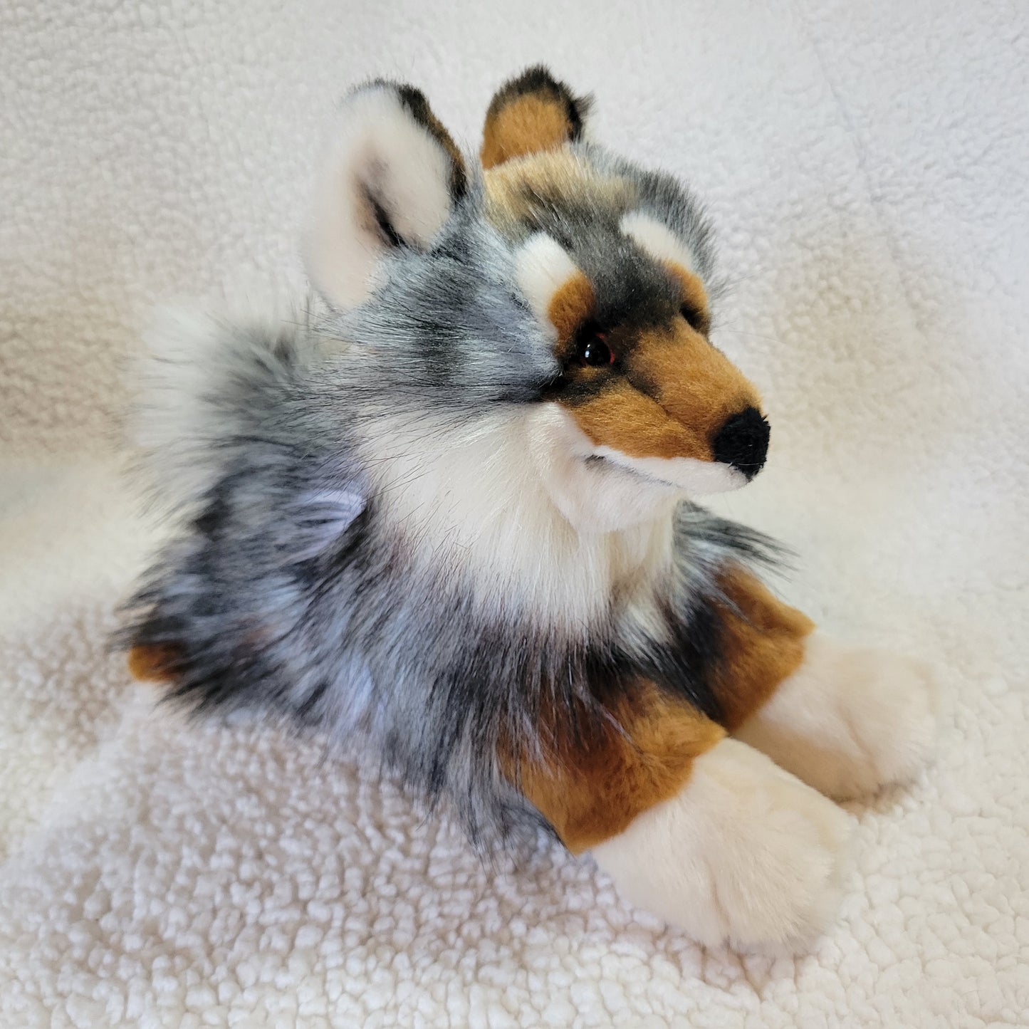 River the Coastal the Wolf - One of a Kind Handmade Plush