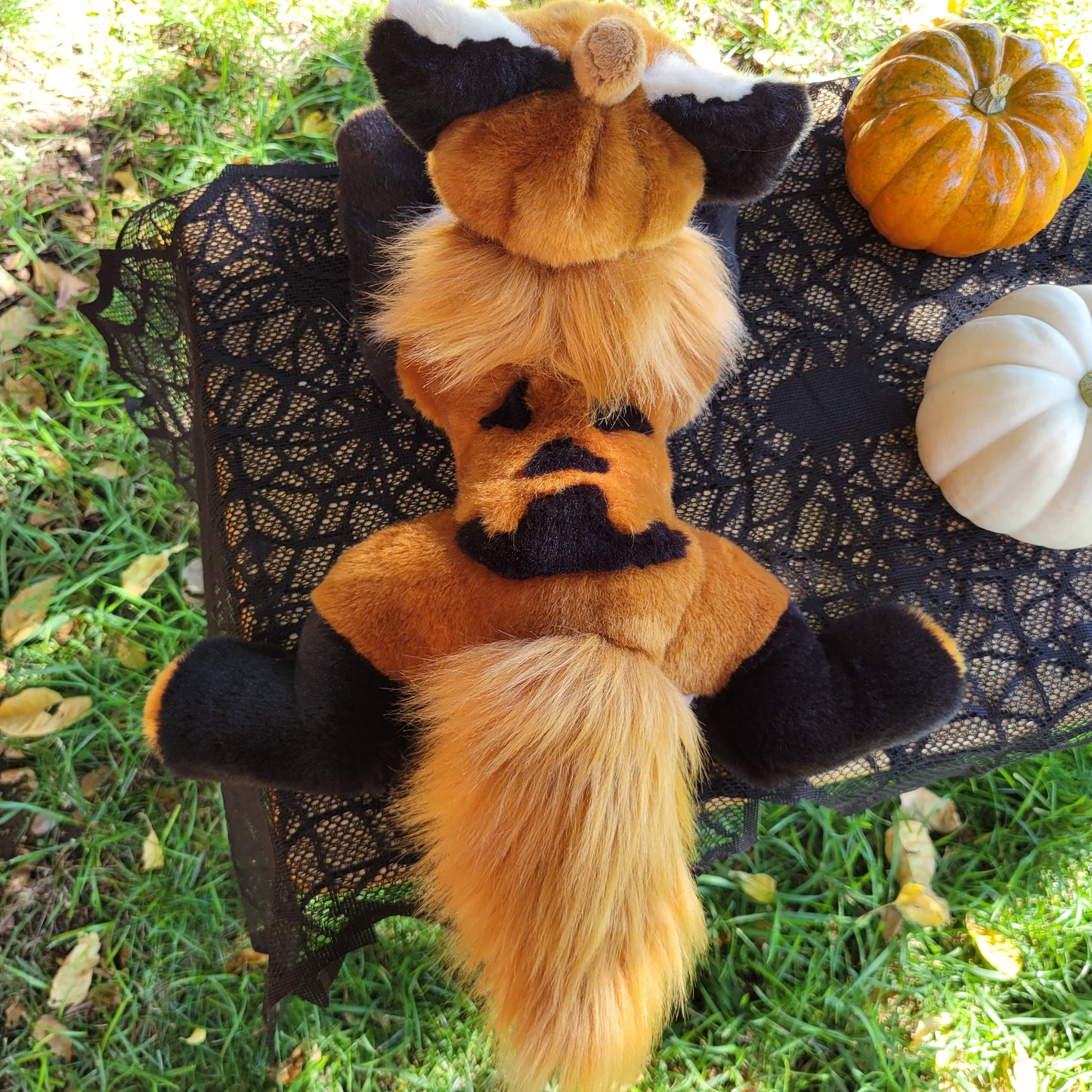 Jack the Pumpkin Fox - One of a Kind Stuffed Animal