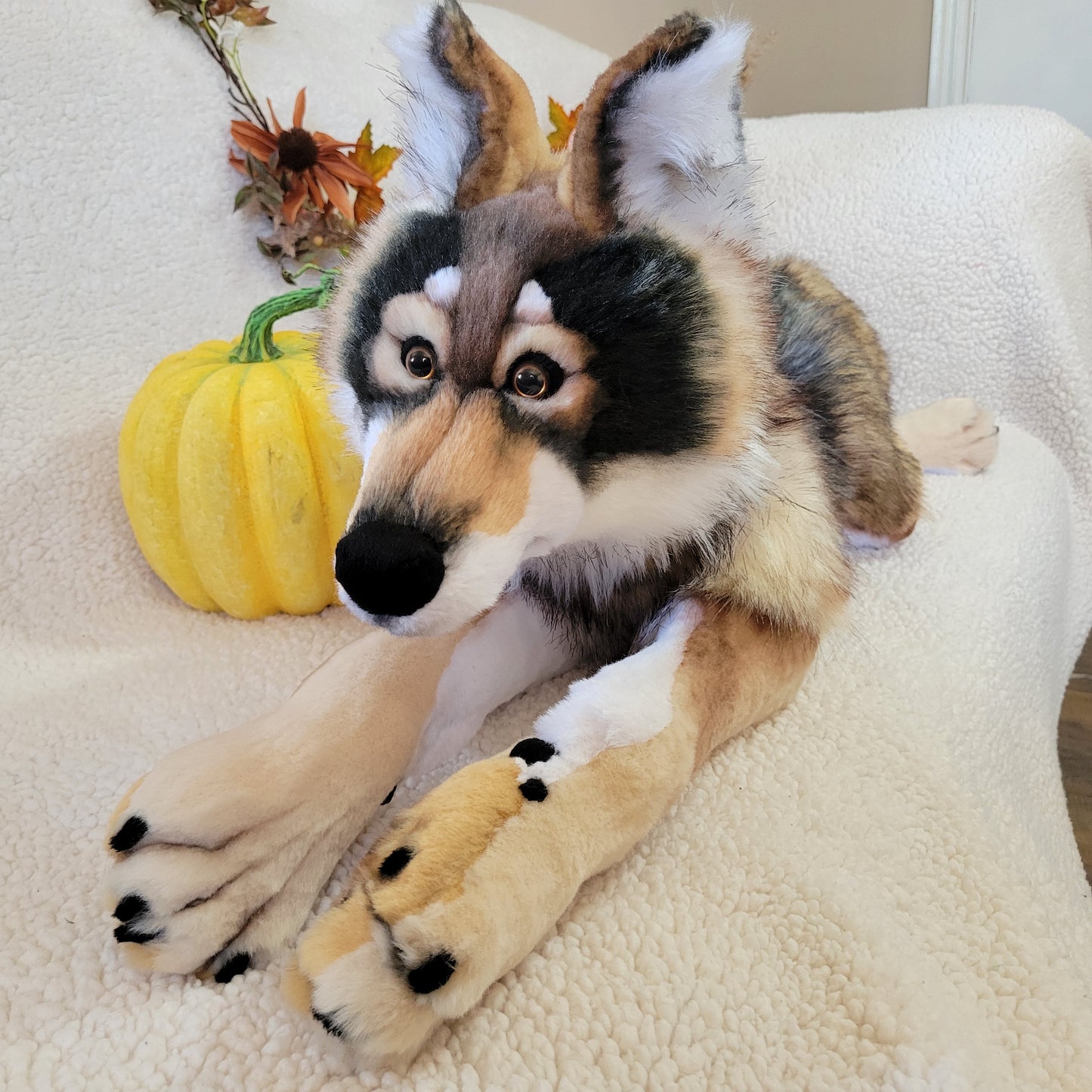 Timber the Wolf - Handmade OOAK Plush