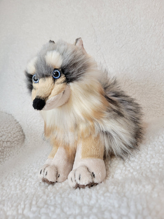 Sitka the Grey Wolf - One of a Kind Handmade Plush