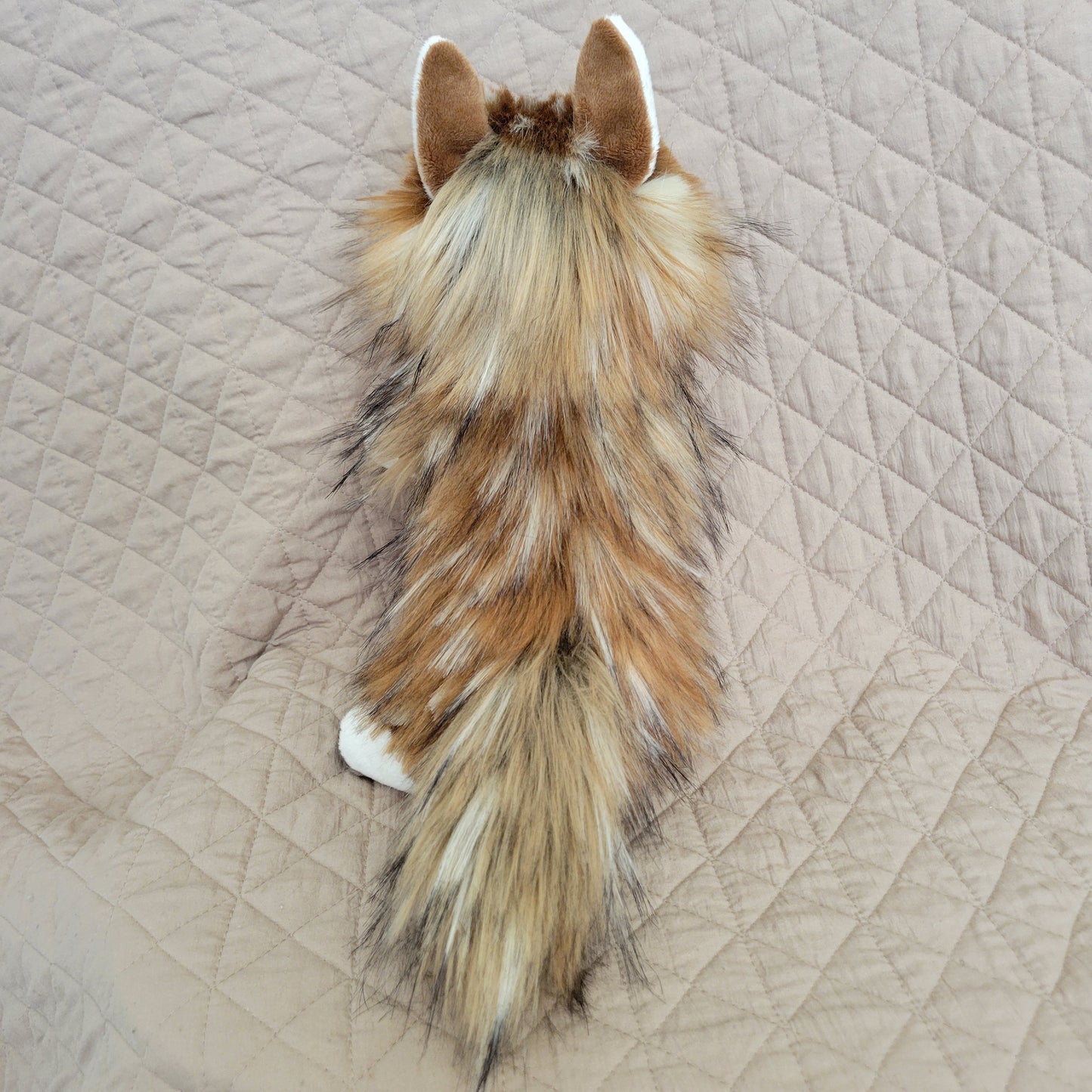 Alpine the Red Wolf - One of a Kind Handmade Plush