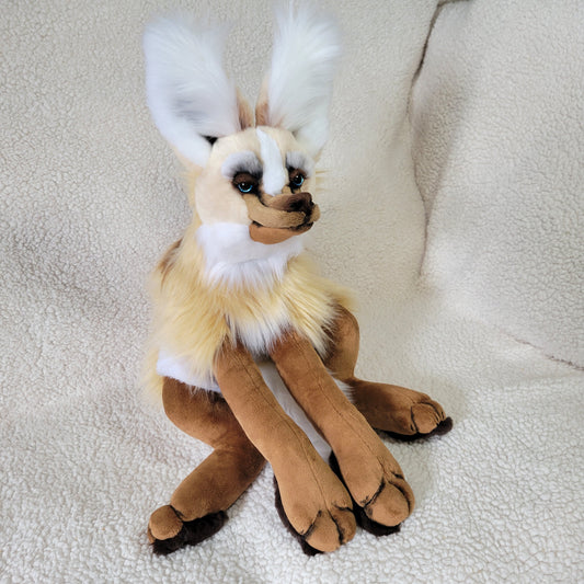 Glacier the Maned Wolf - Handmade Plush - One of a Kind Stuffed Animal