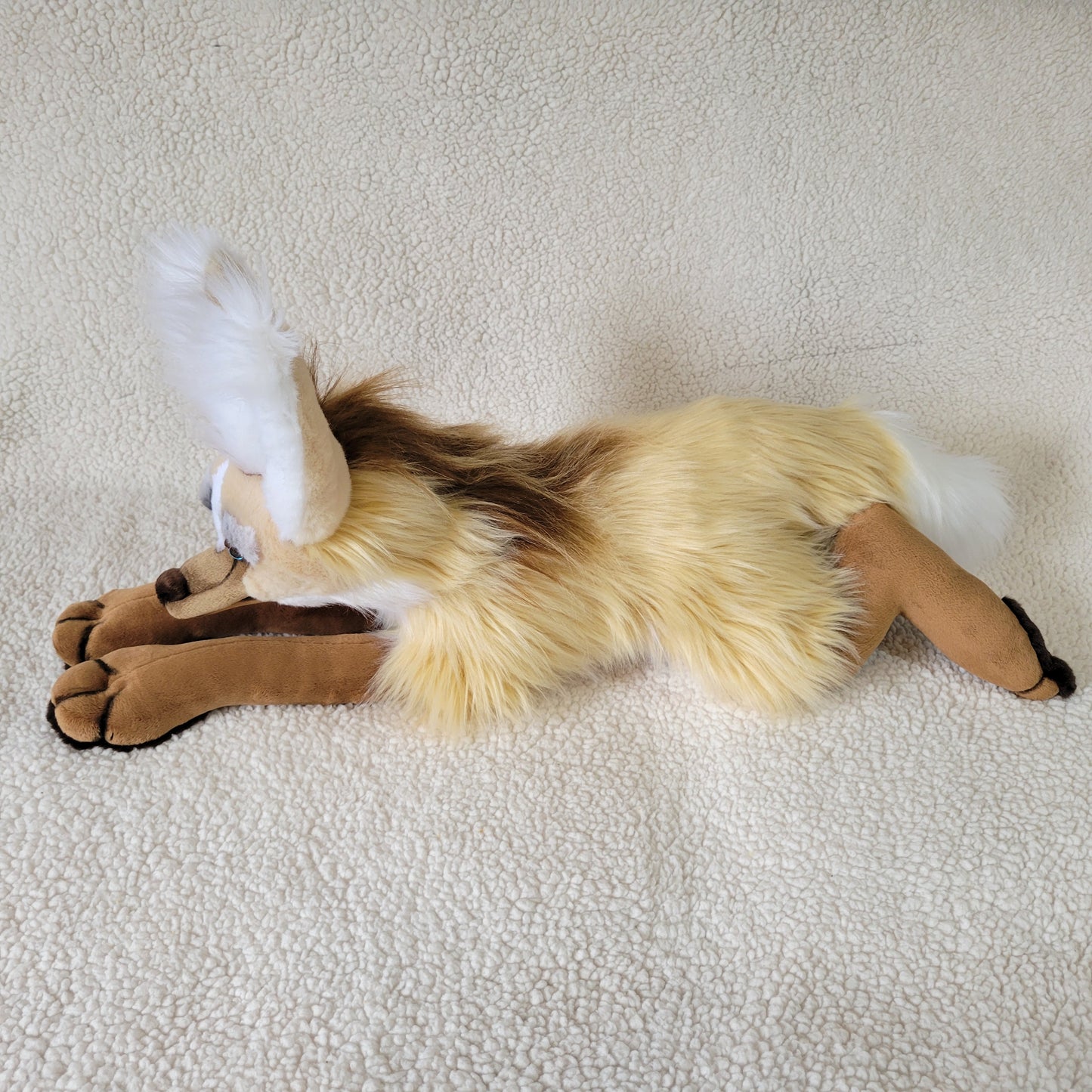 Glacier the Maned Wolf - Handmade Plush - One of a Kind Stuffed Animal