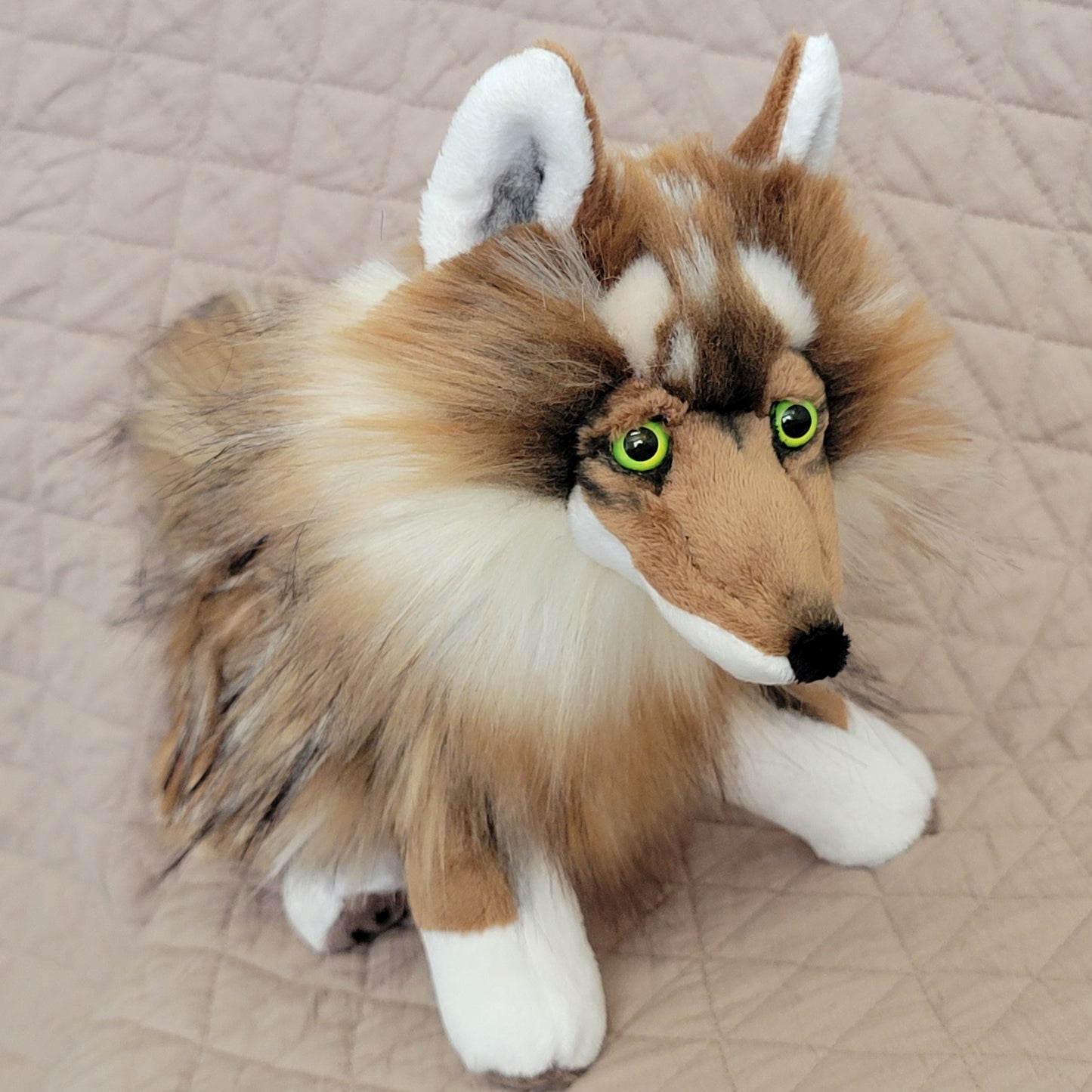 Alpine the Red Wolf - One of a Kind Handmade Plush