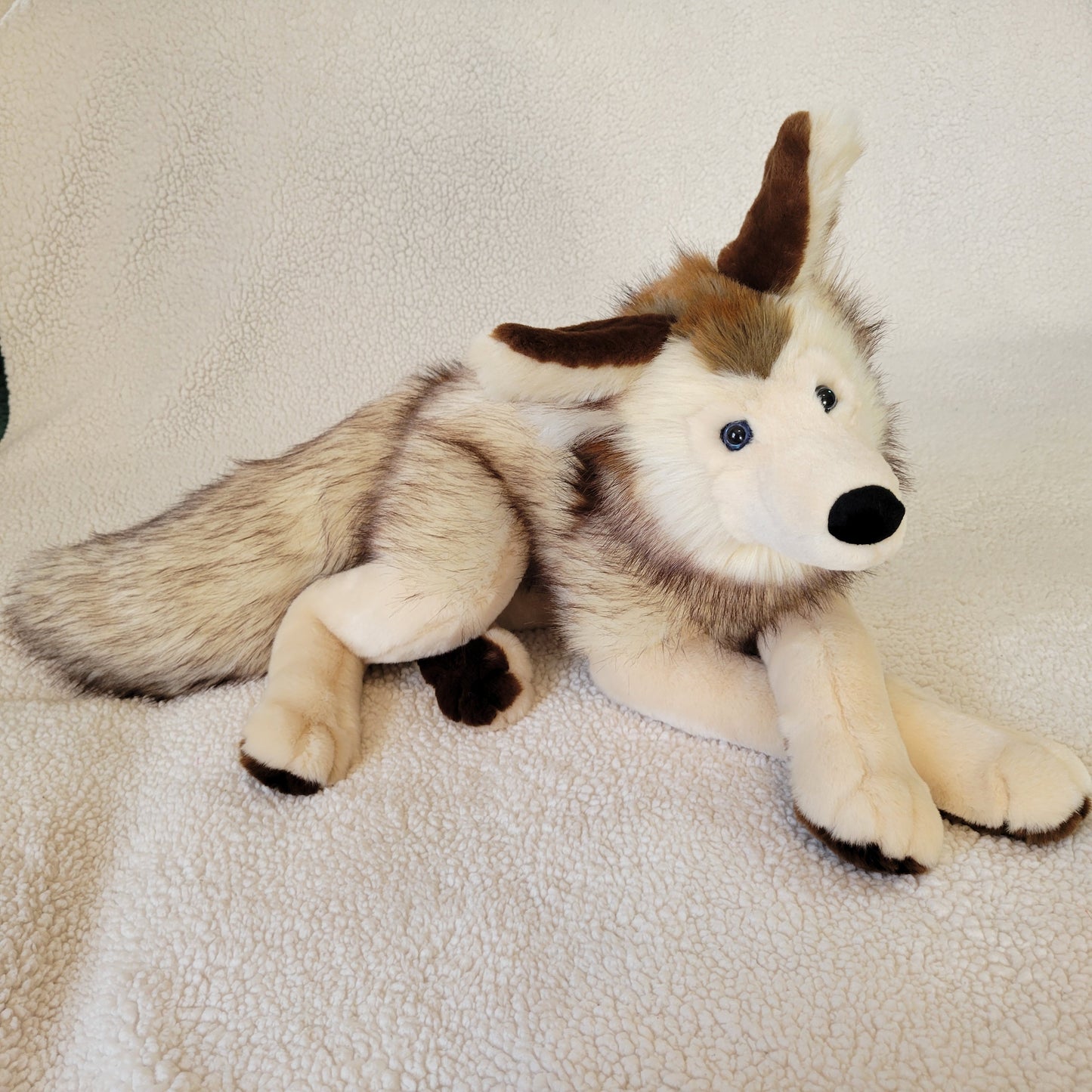 Appa the Wolf Plush - Handmade Plush - One of a Kind Stuffed Animal