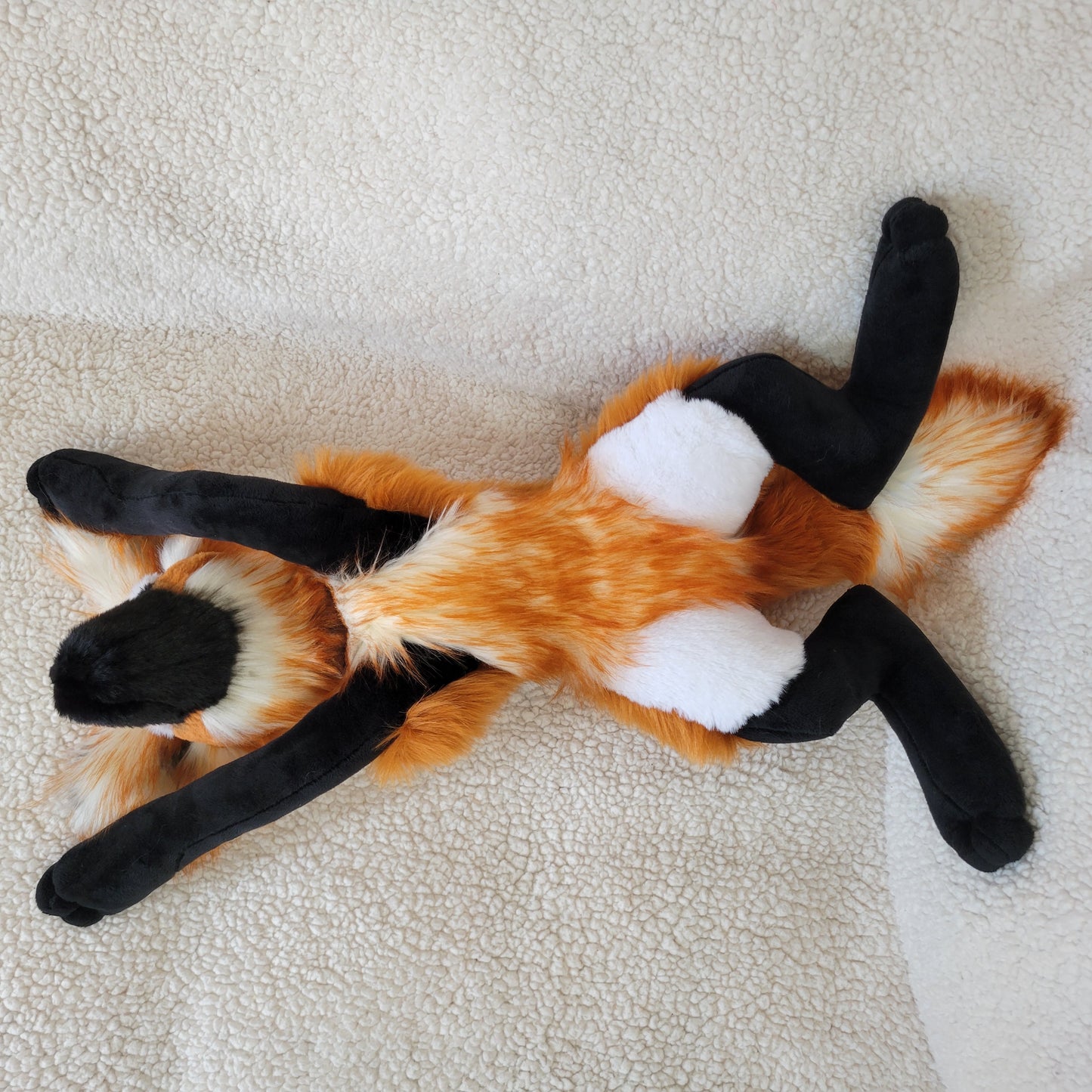Cooper the Maned Wolf - Handmade Plush - One of a Kind Stuffed Animal