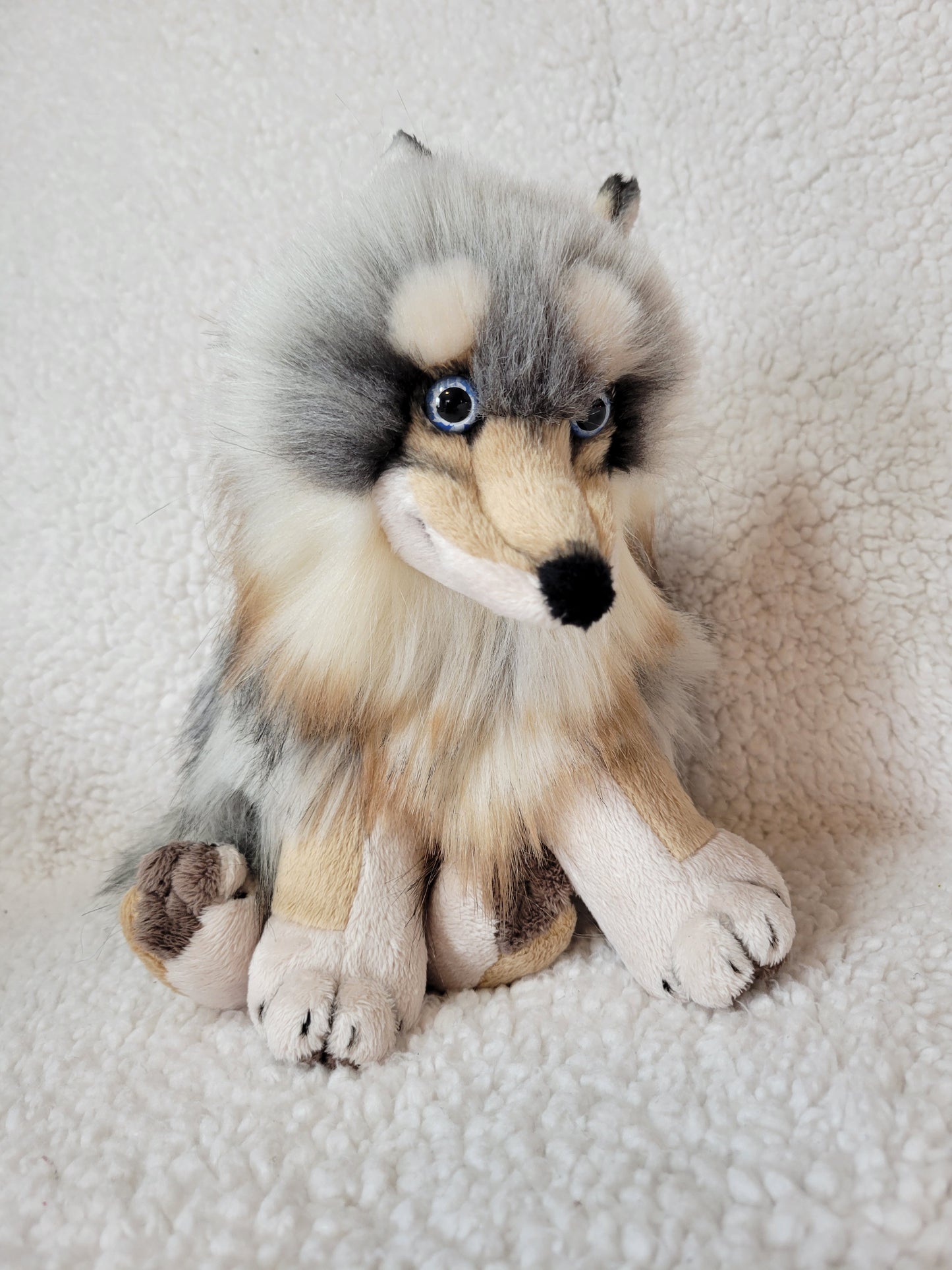 Sitka the Grey Wolf - One of a Kind Handmade Plush