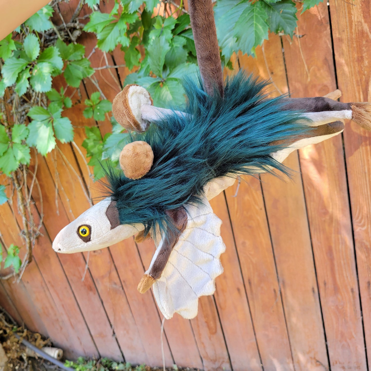 Mossy Velociraptor Plushie